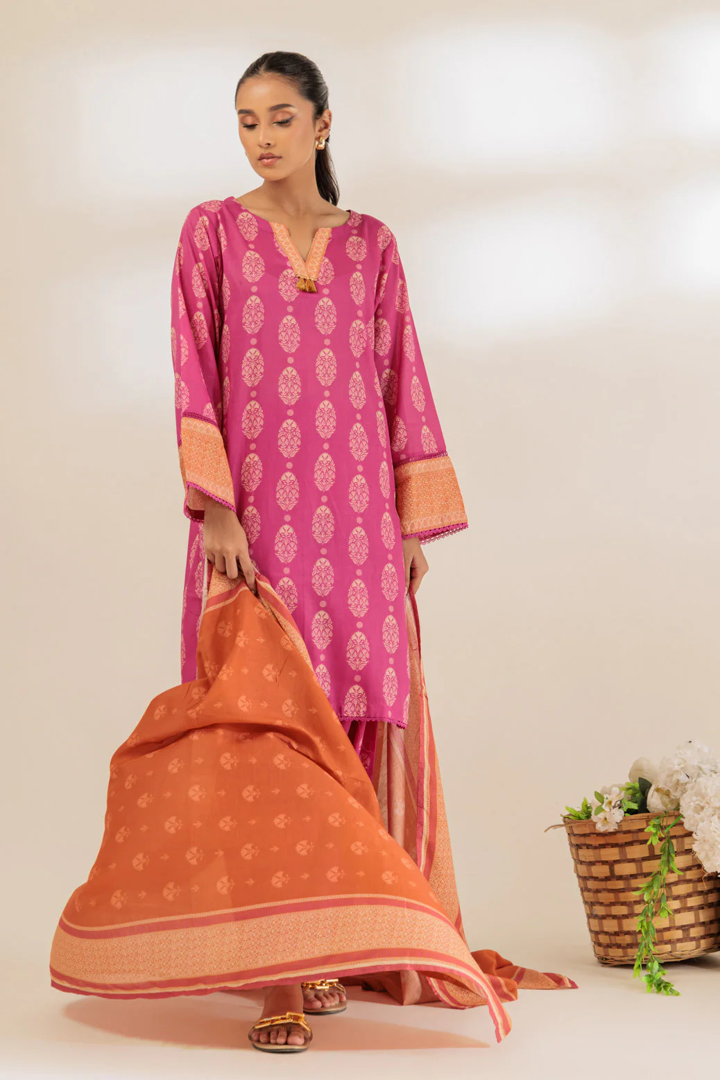 PINK-CAMBRIC-3 PIECE (BPS6243P02) - Image 3