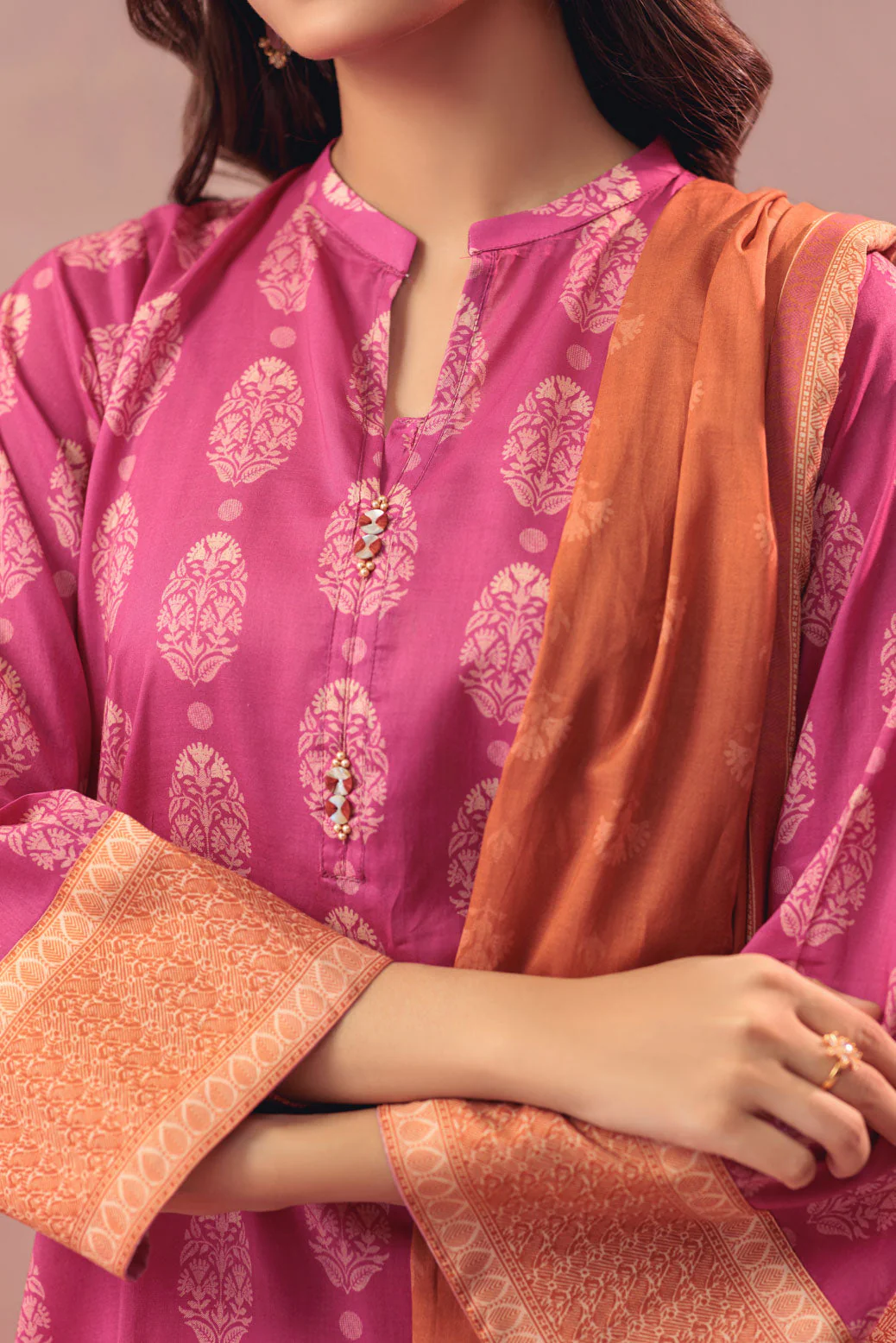 PINK-CAMBRIC-3 PIECE (BPS6243P19) - Image 2