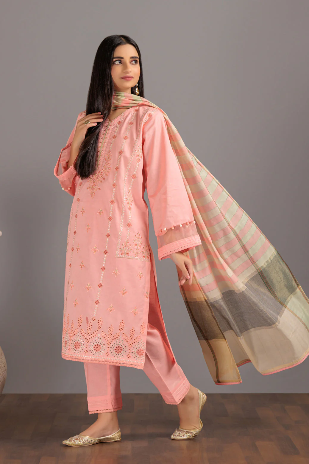 PINK-CAMBRIC-3 PIECE (BS223PH02) - Image 3
