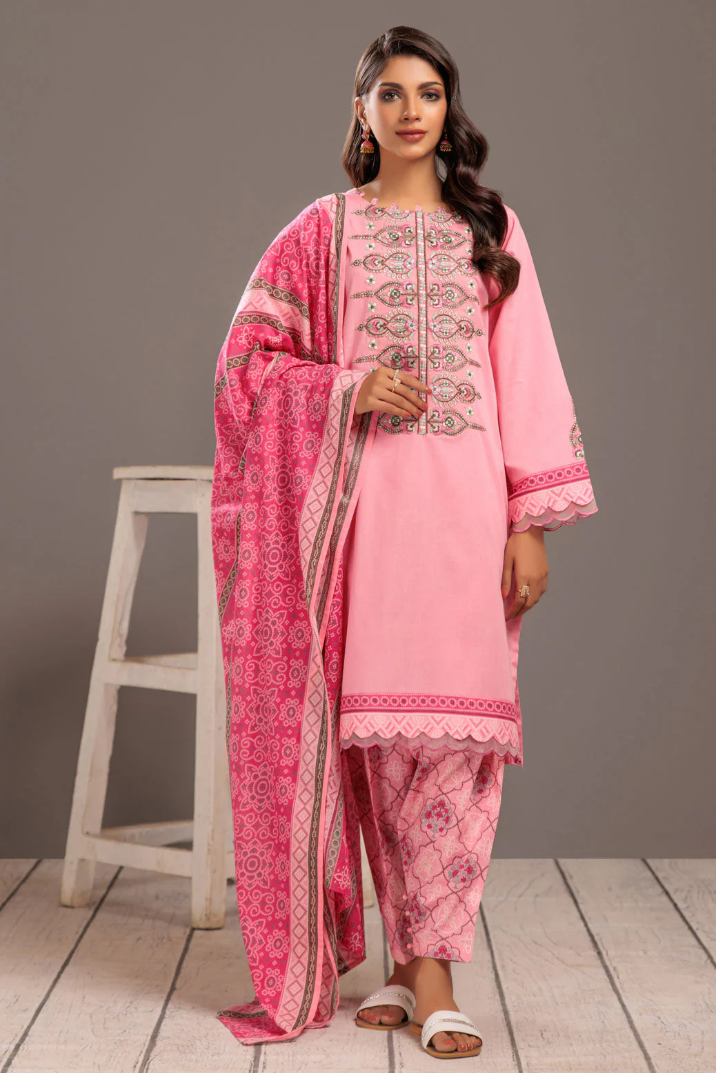 PINK-CAMBRIC-3 PIECE (SSS233P87) - Image 2