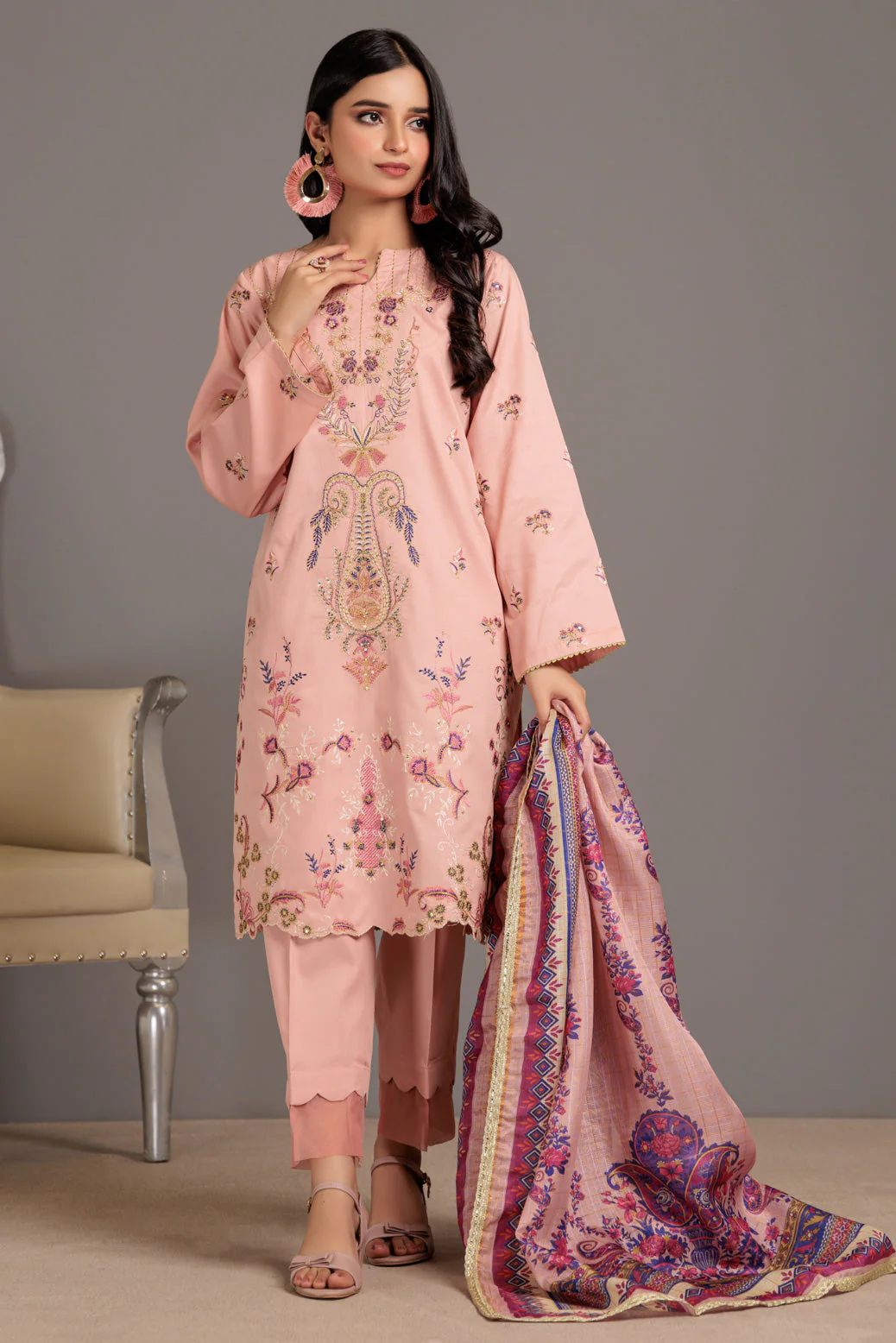 PINK-CORDUROY-3 PIECE (HR3W223P04) - Image 3