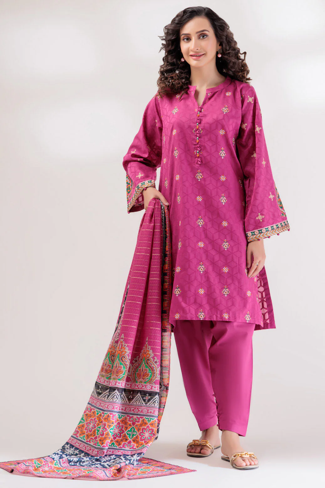 PINK-DYED-3 PIECE (WS1233P01) - Image 3