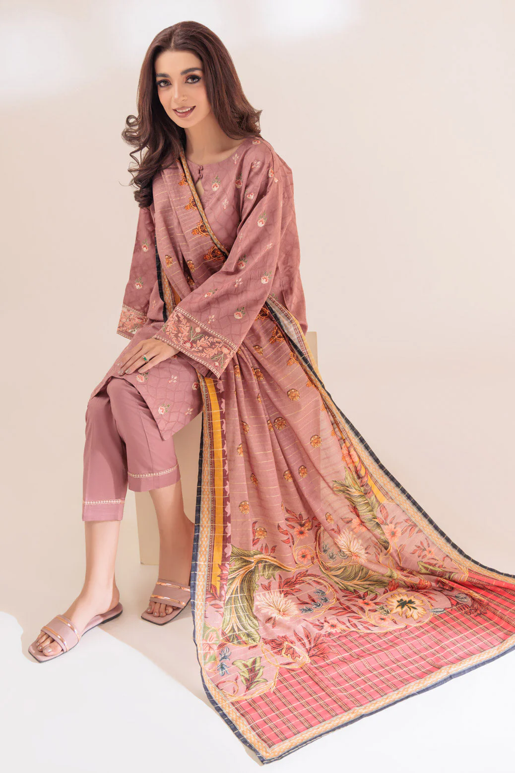 PINK-DYED-3 PIECE (WS1233P02) - Image 4