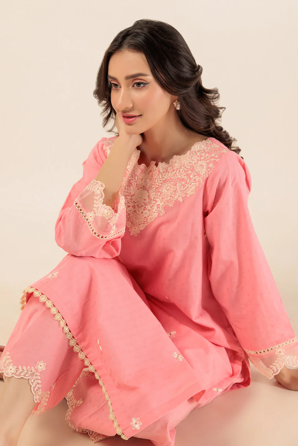 PINK-JACQUARD-2 PIECE (BS1242P04) - Image 4