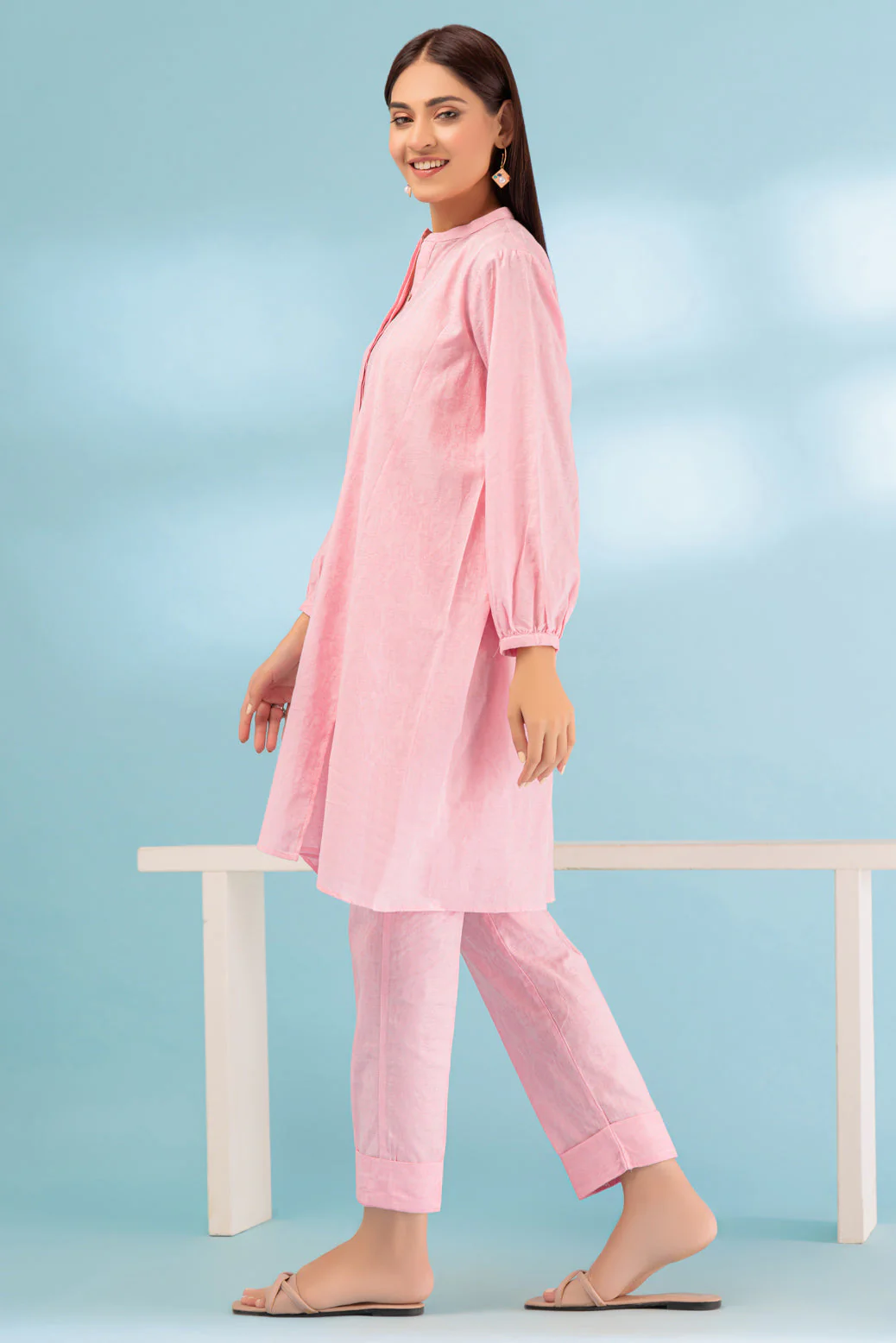 PINK-JACQUARD-2 PIECE (BSSS232P24) - Image 3