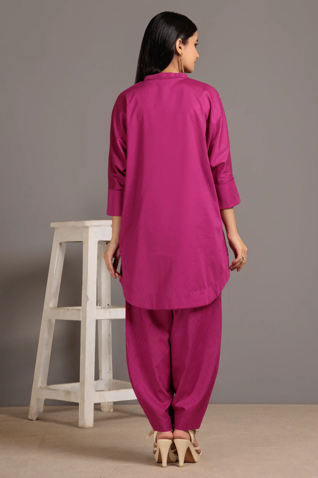 PINK-JACQUARD-2 PIECE (JRS232P01) - Image 4