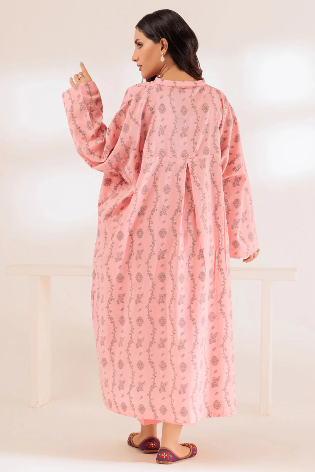 PINK-JACQUARD-2 PIECE (SRLS232P55) - Image 4