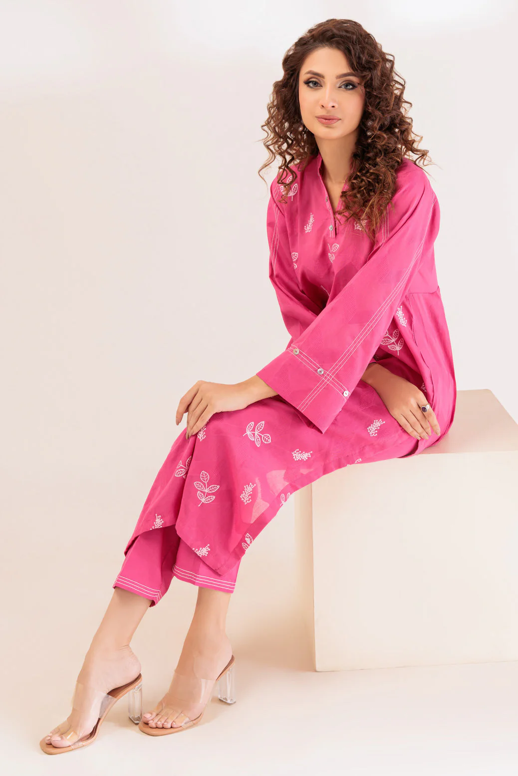 PINK-JACQUARD-2 PIECE (WS6232P06) - Image 2