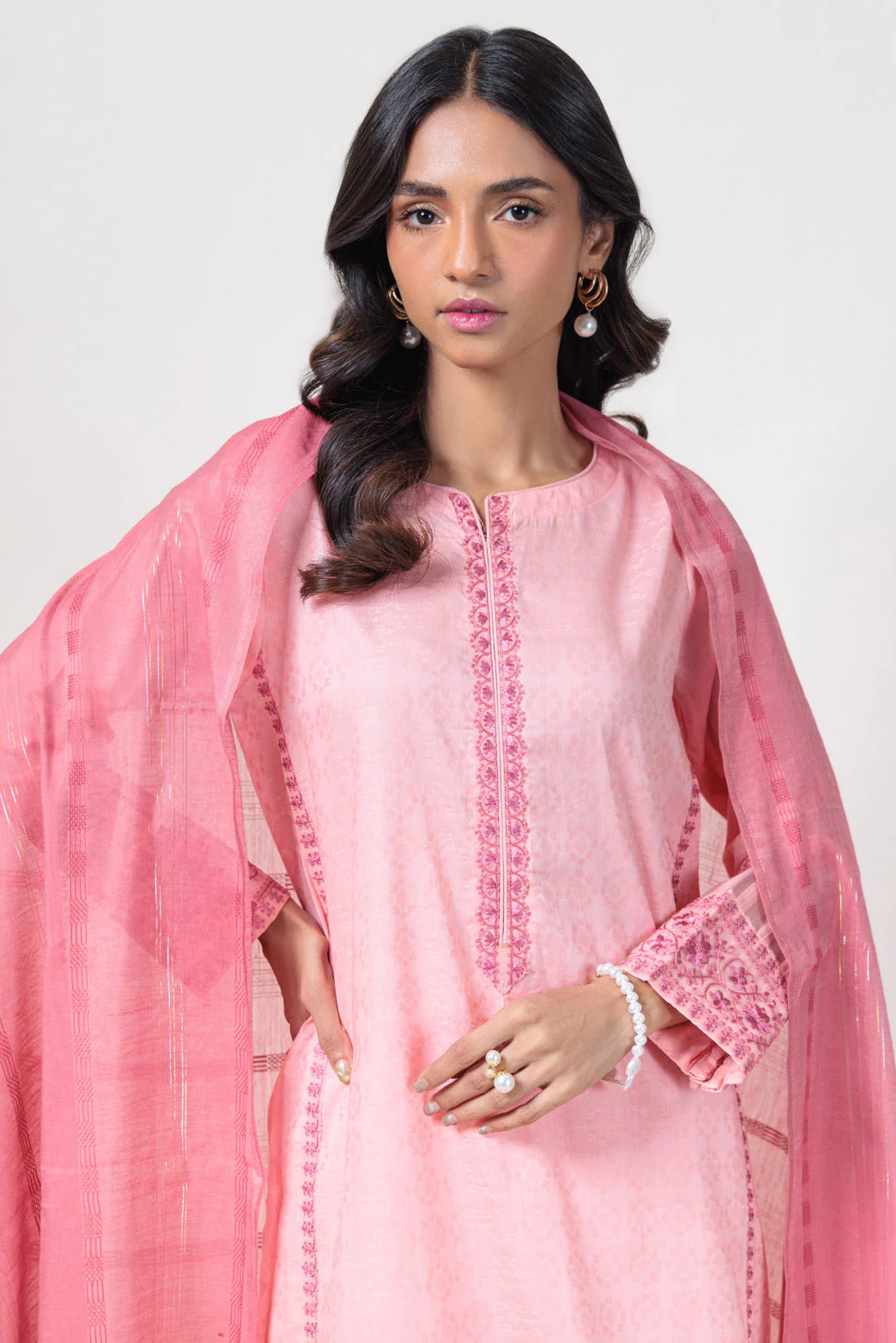 PINK-JACQUARD-3 PIECE (BPS1243P18) - Image 3