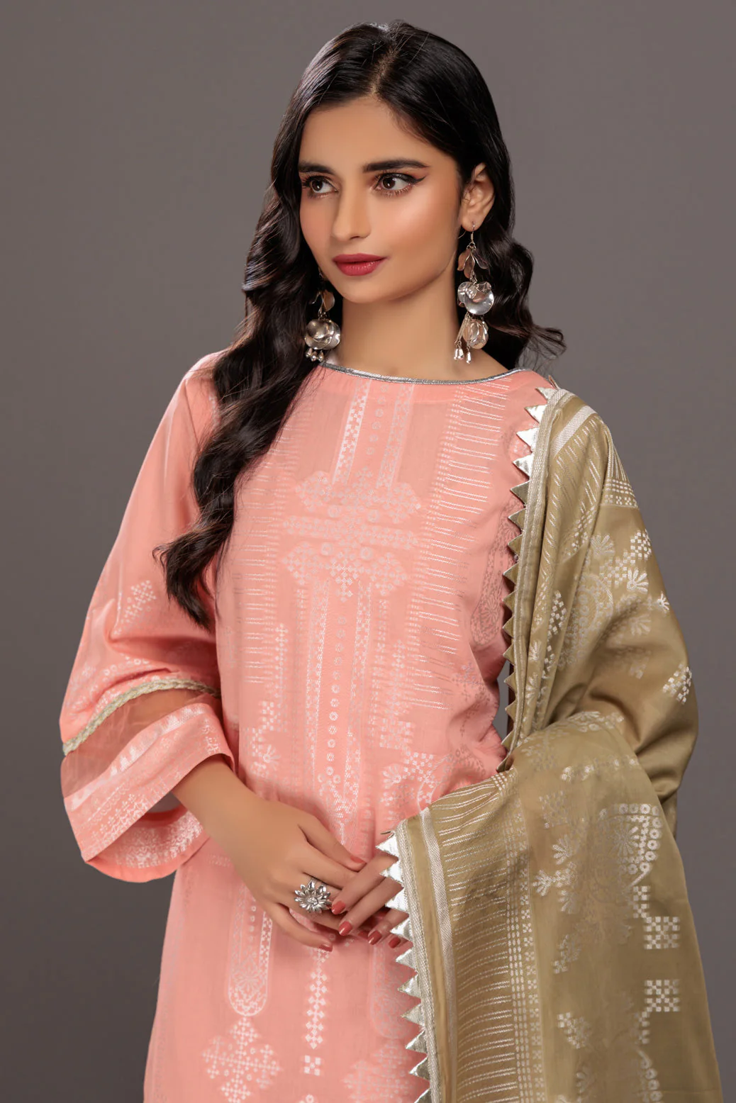 PINK-JACQUARD-3 PIECE (JHS233P07) - Image 2