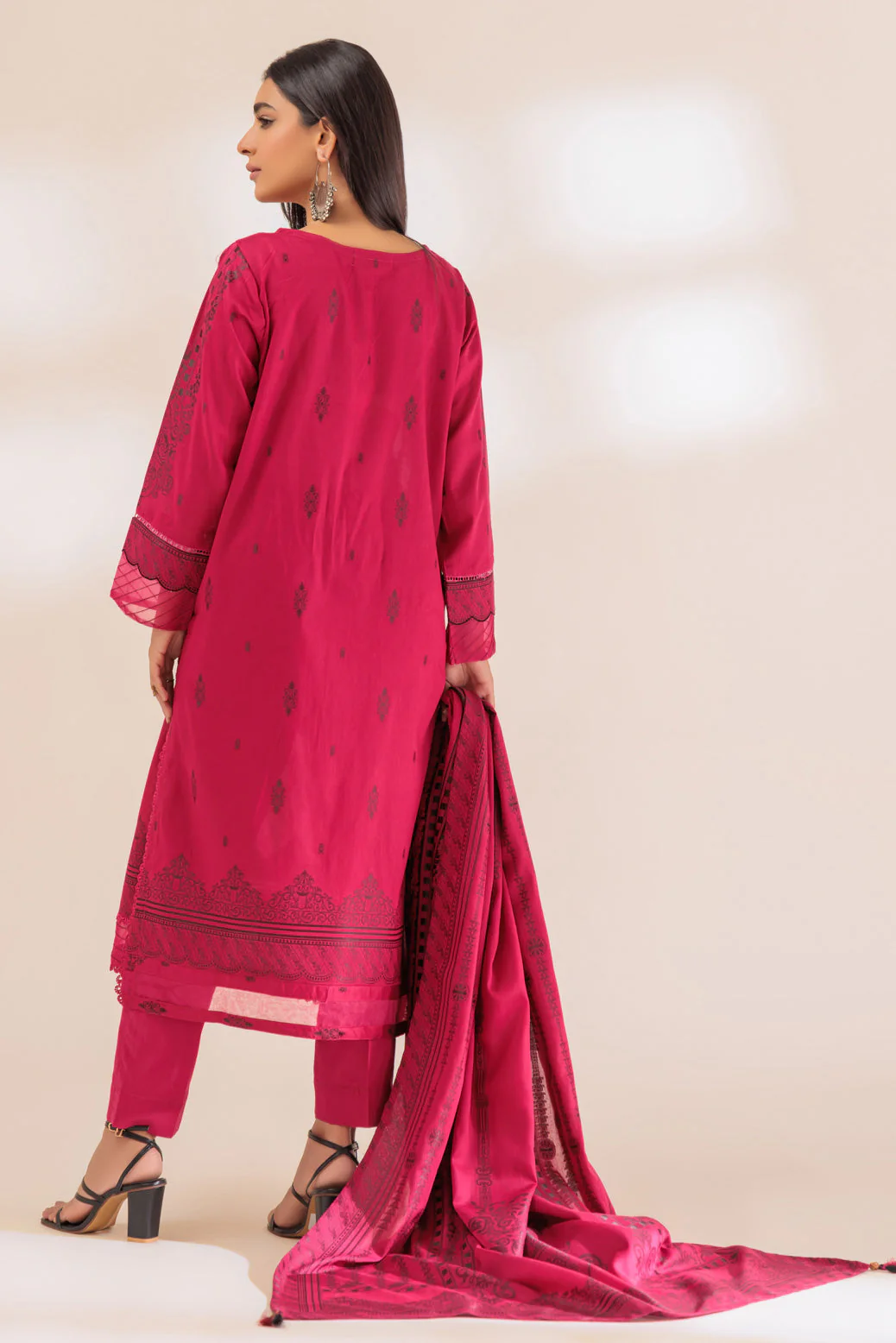 PINK-JACQUARD-3 PIECE (JRS233P20) - Image 3
