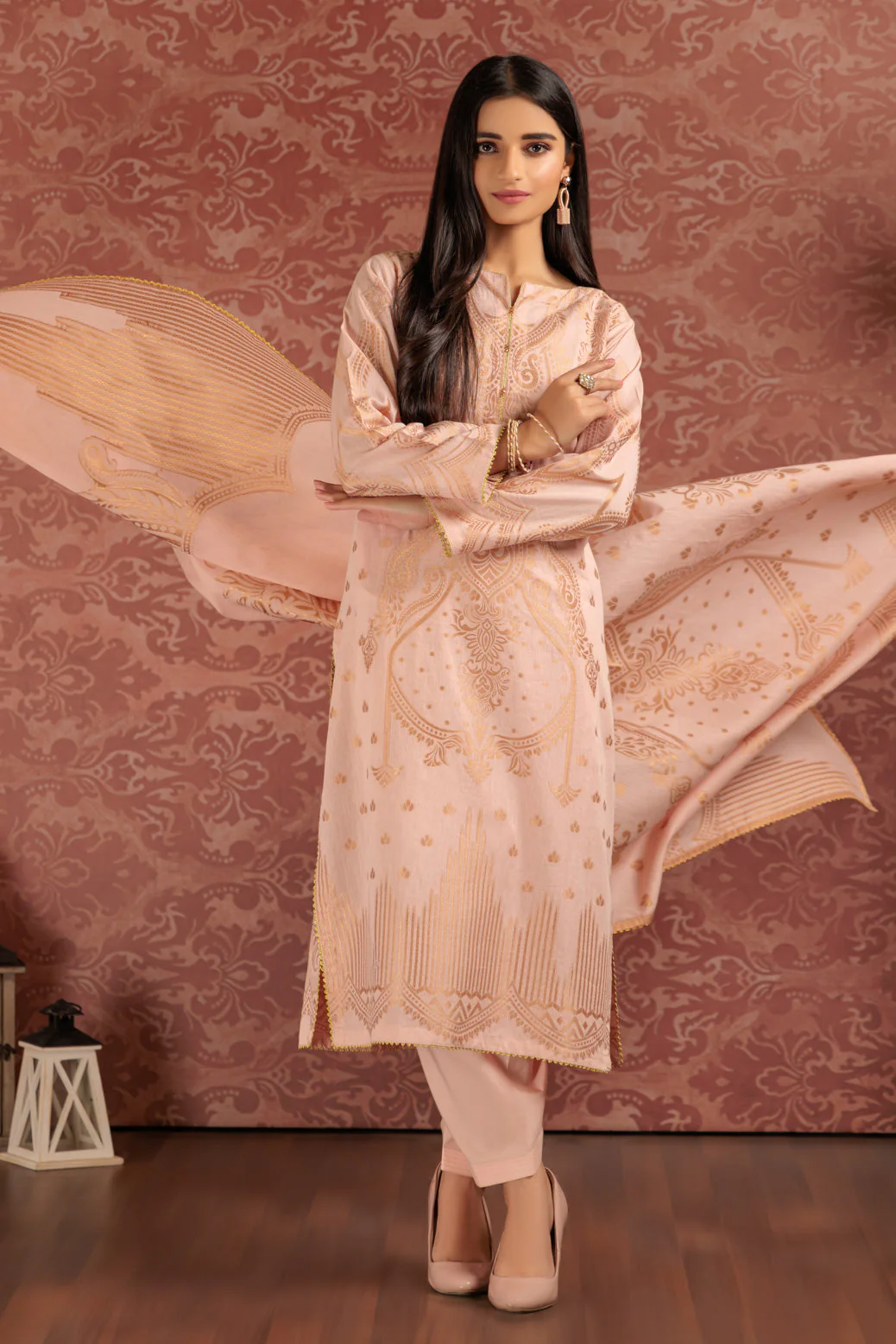 PINK-JACQUARD-3 PIECE (JSS233P10) - Image 2