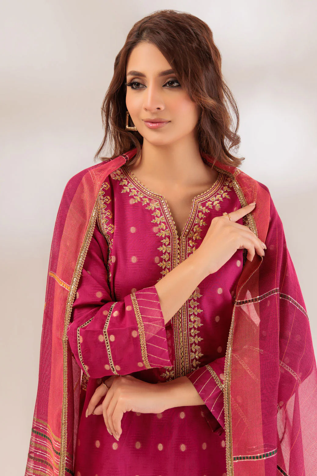 PINK-JACQUARD-3 PIECE (PWS5233P19) - Image 2
