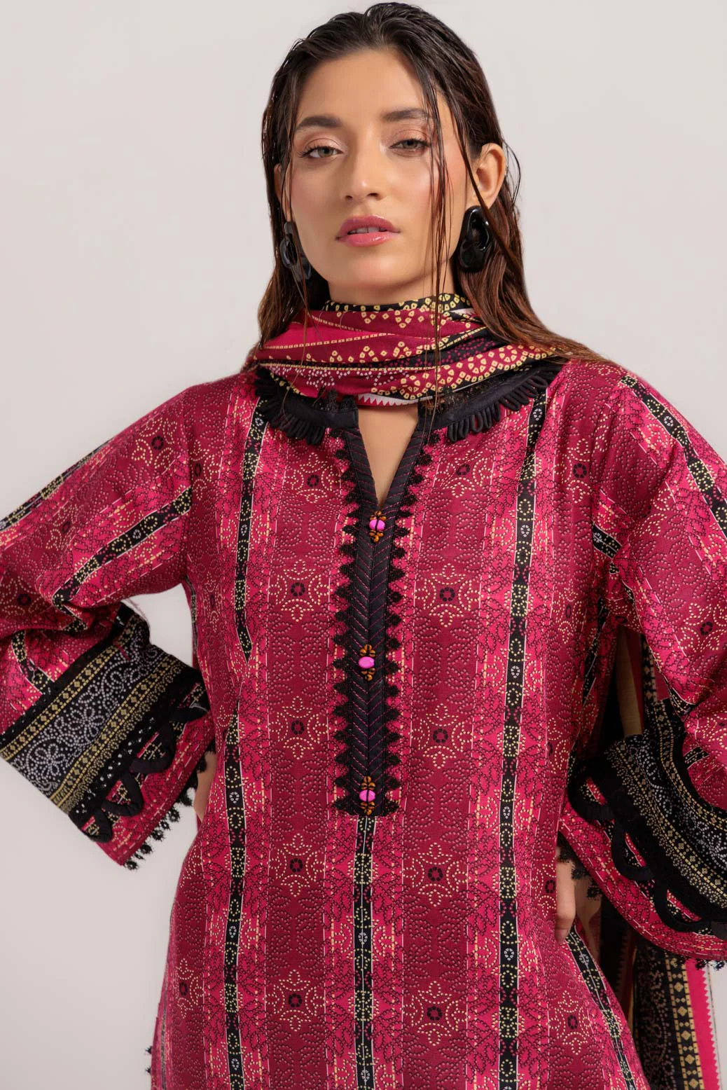 PINK-KHADDAR-2 PIECE (WS6242P02) - Image 5