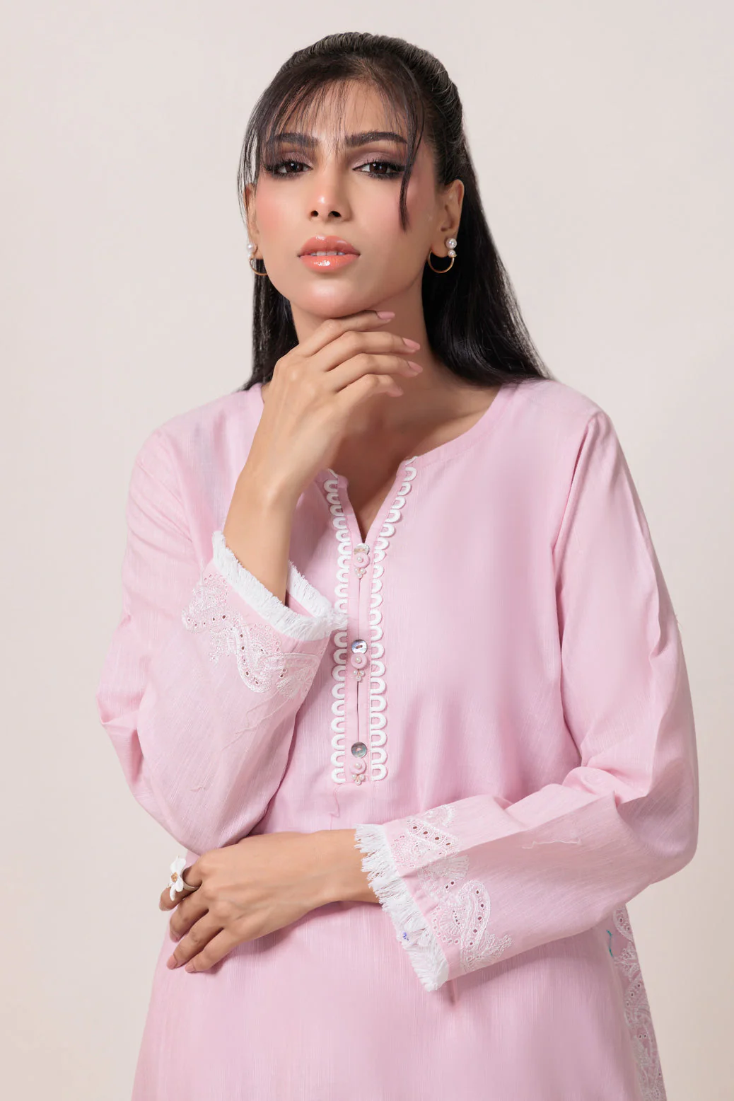 PINK-KHADDAR-2 PIECE (WS7242P03) - Image 4
