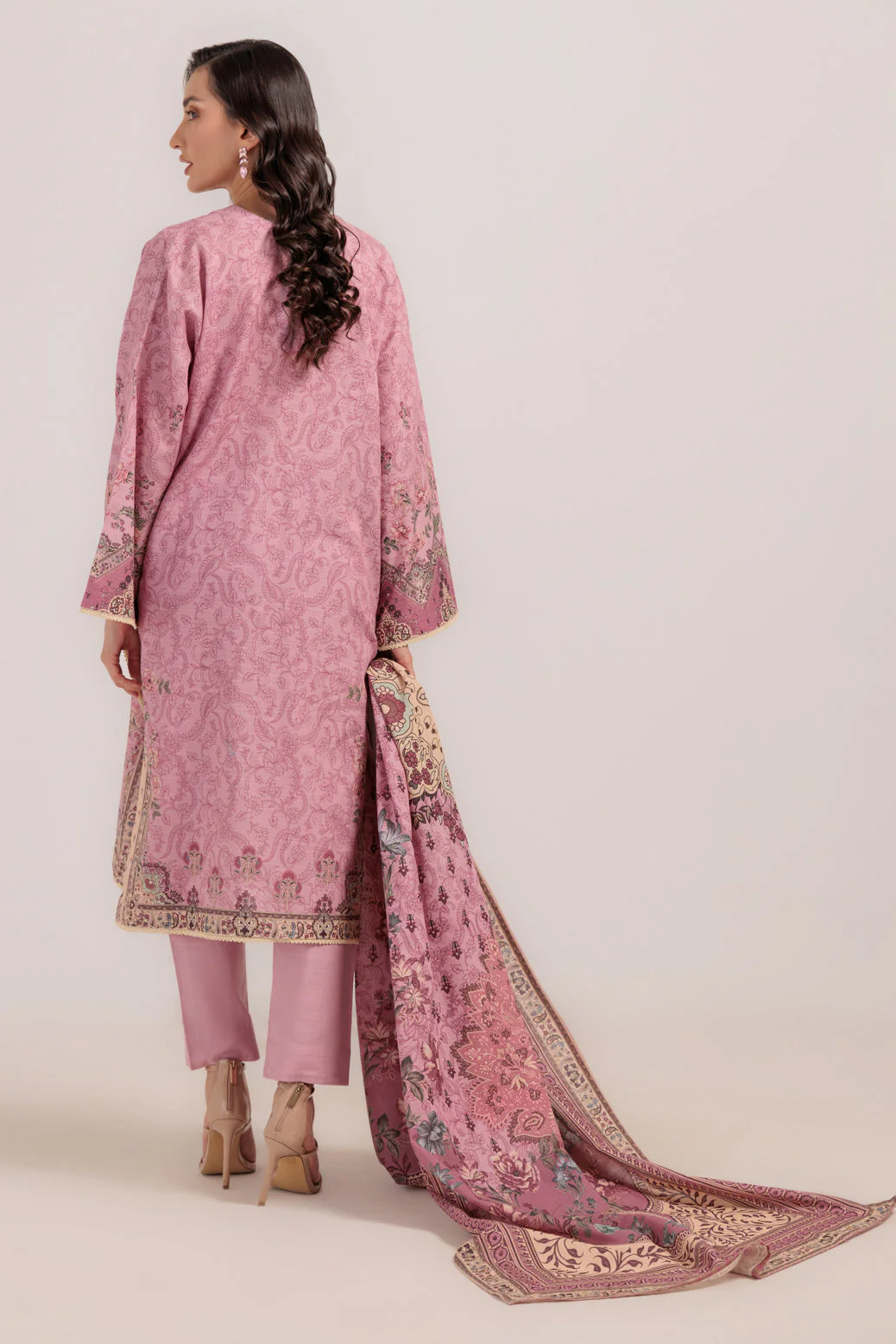 PINK-KHADDAR-3 PIECE (WS6243P99) - Image 3