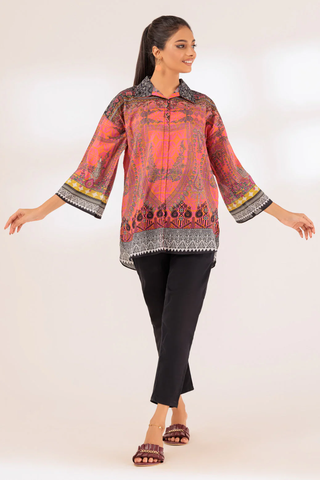 PINK-LAWN-1 PIECE (BRAK231P04) - Image 3