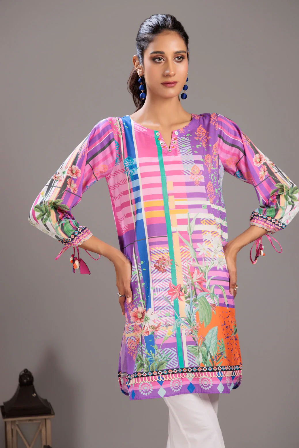 PINK-LAWN-1 PIECE (SAK231P05) - Image 3