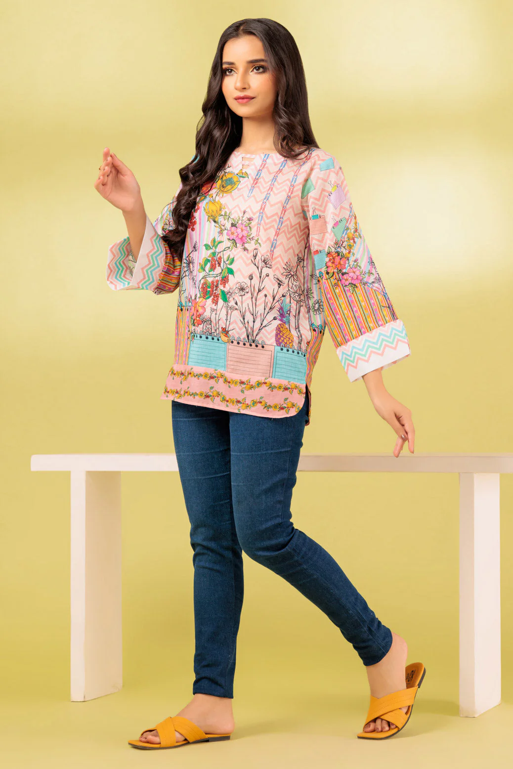PINK-LAWN-1 PIECE (SAK231P19) - Image 2