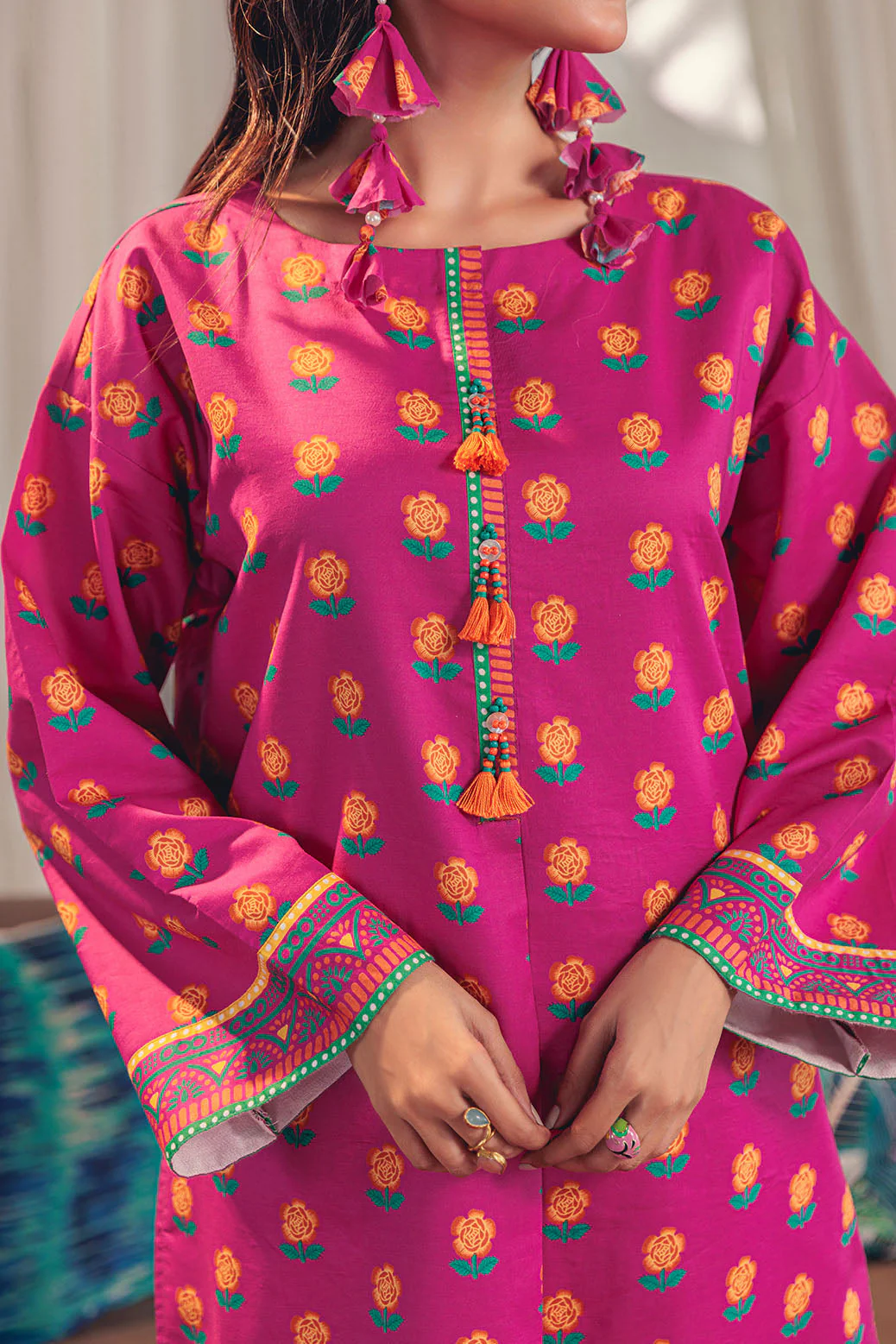 PINK-LAWN-2 PIECE (BPS6242P04) - Image 2