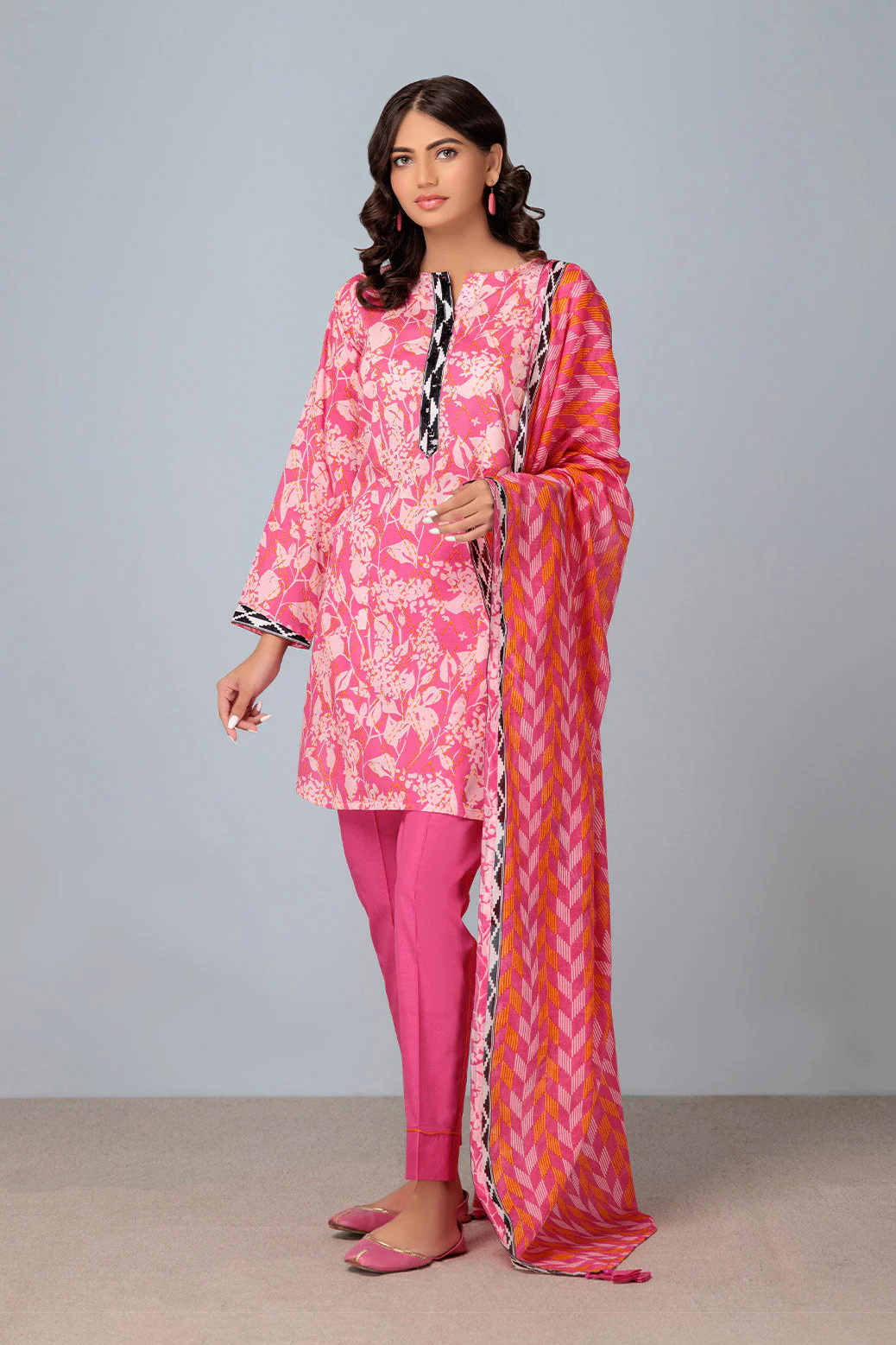 PINK-LAWN-2 PIECE (BSRS232P07) - Image 3