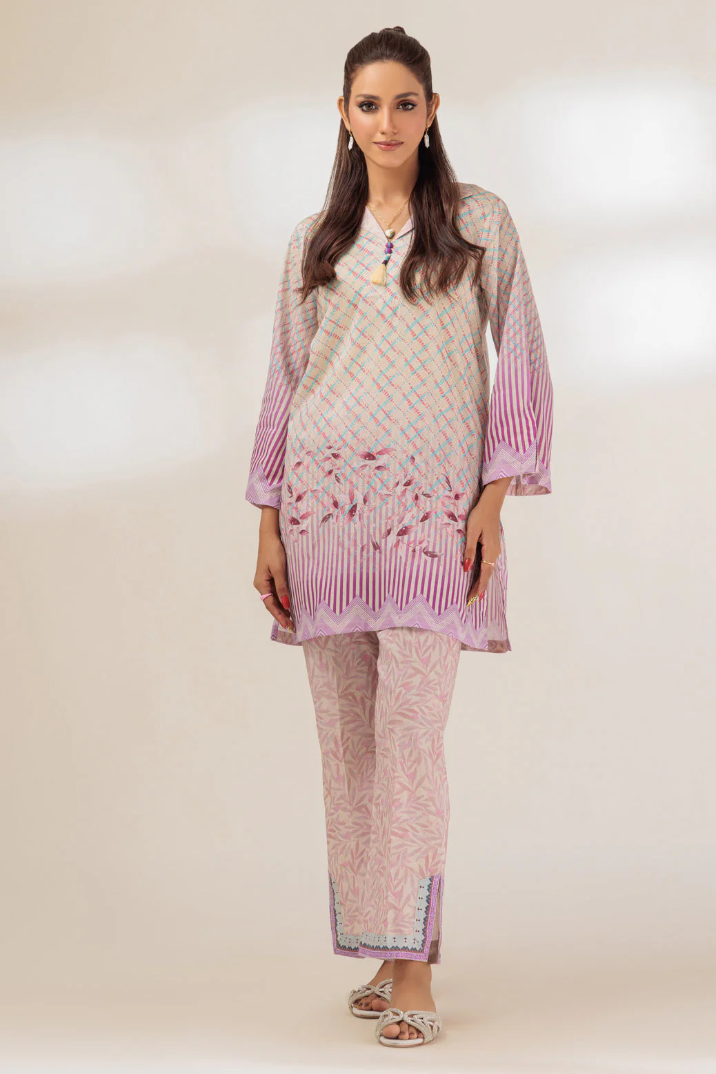 PINK-LAWN-2 PIECE (RAK232P03) - Image 3