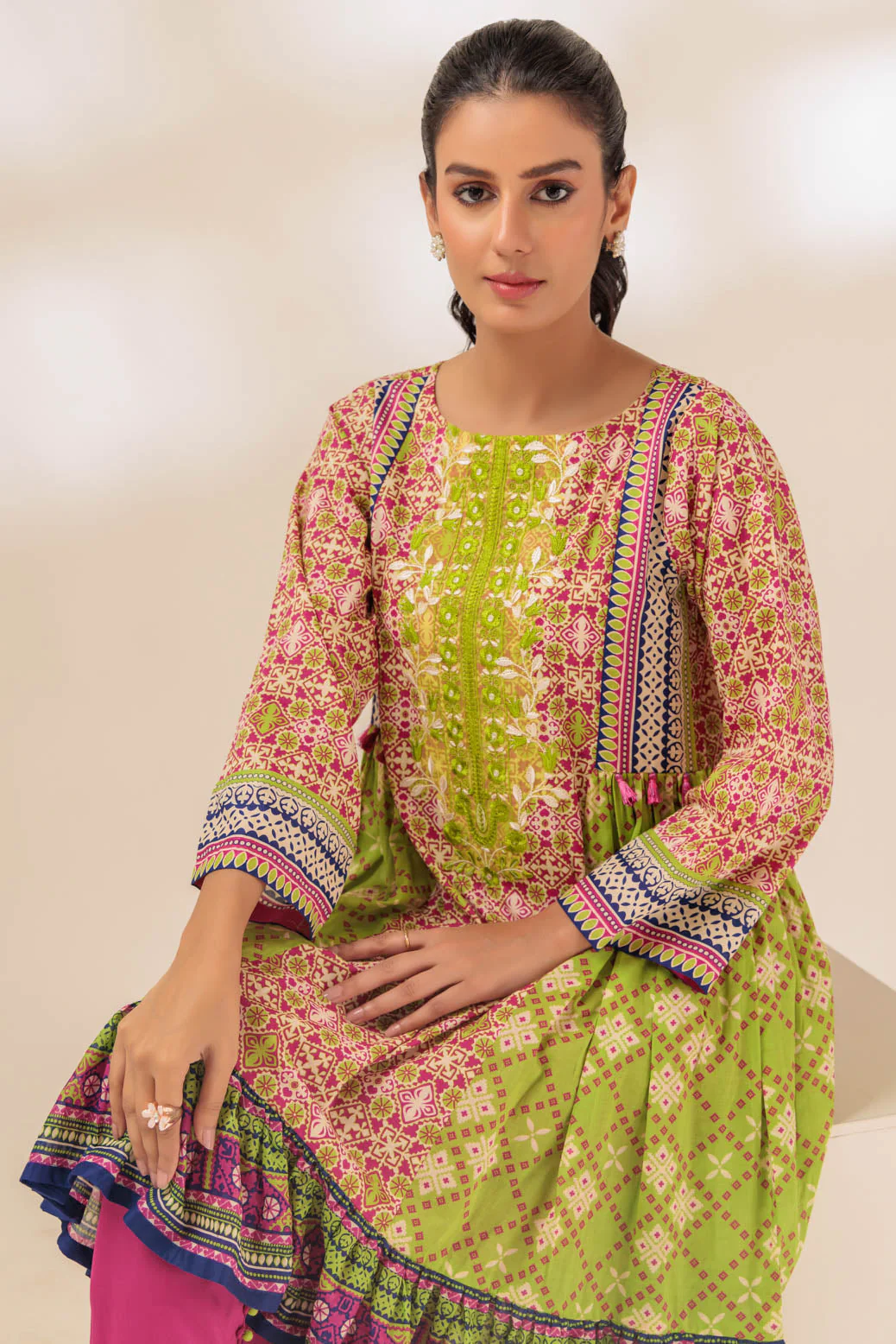 PINK-LAWN-2 PIECE (SSS232P31) - Image 2