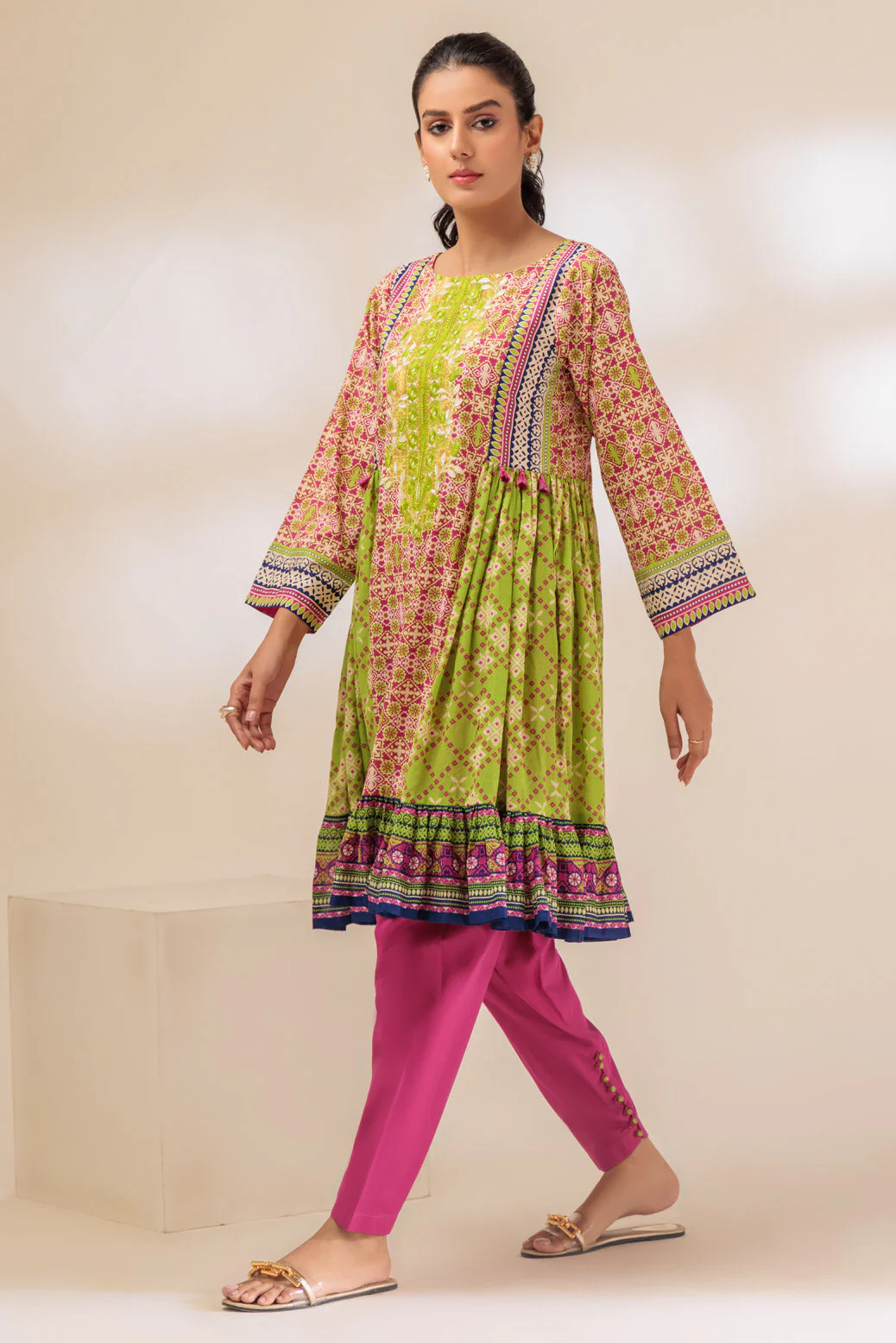 PINK-LAWN-2 PIECE (SSS232P31) - Image 3