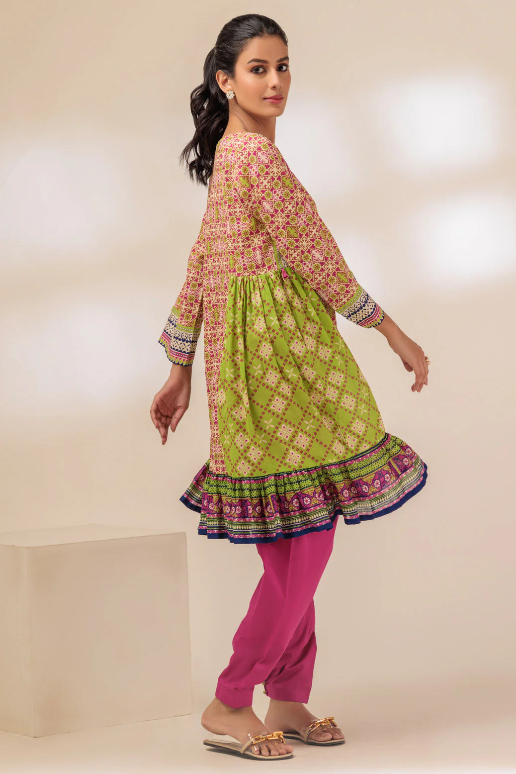 PINK-LAWN-2 PIECE (SSS232P31) - Image 4