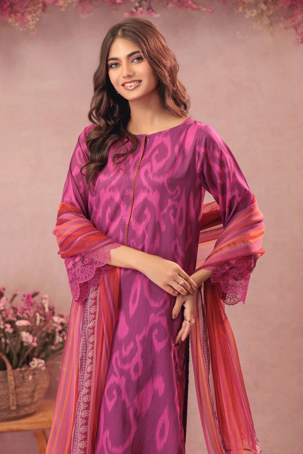 PINK-LAWN-3 PIECE (1S24B3P341) - Image 3