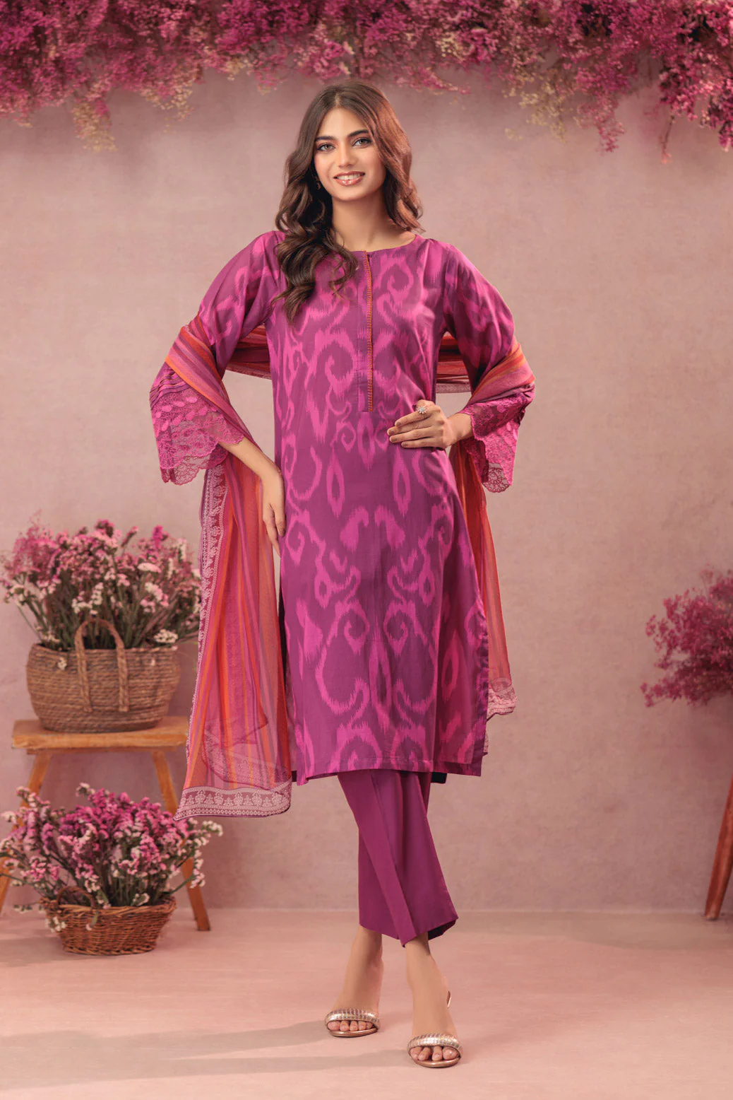 PINK-LAWN-3 PIECE (1S24B3P341) - Image 4