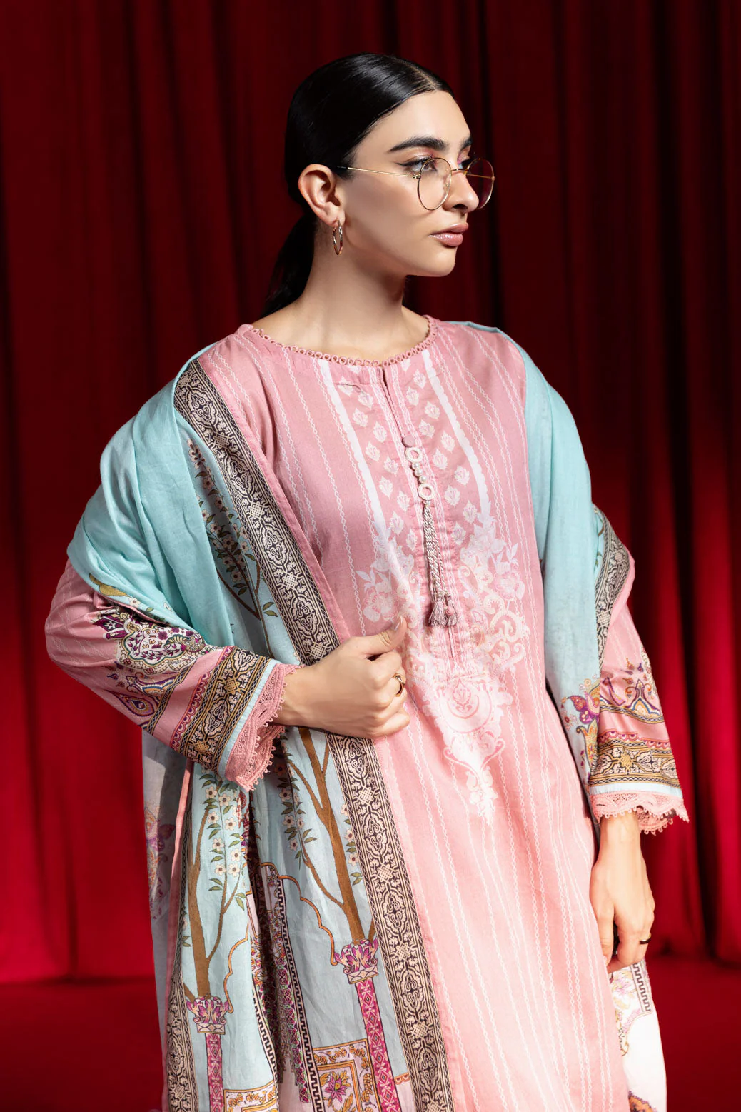 PINK-LAWN-3 PIECE (BPS1243P26) - Image 2