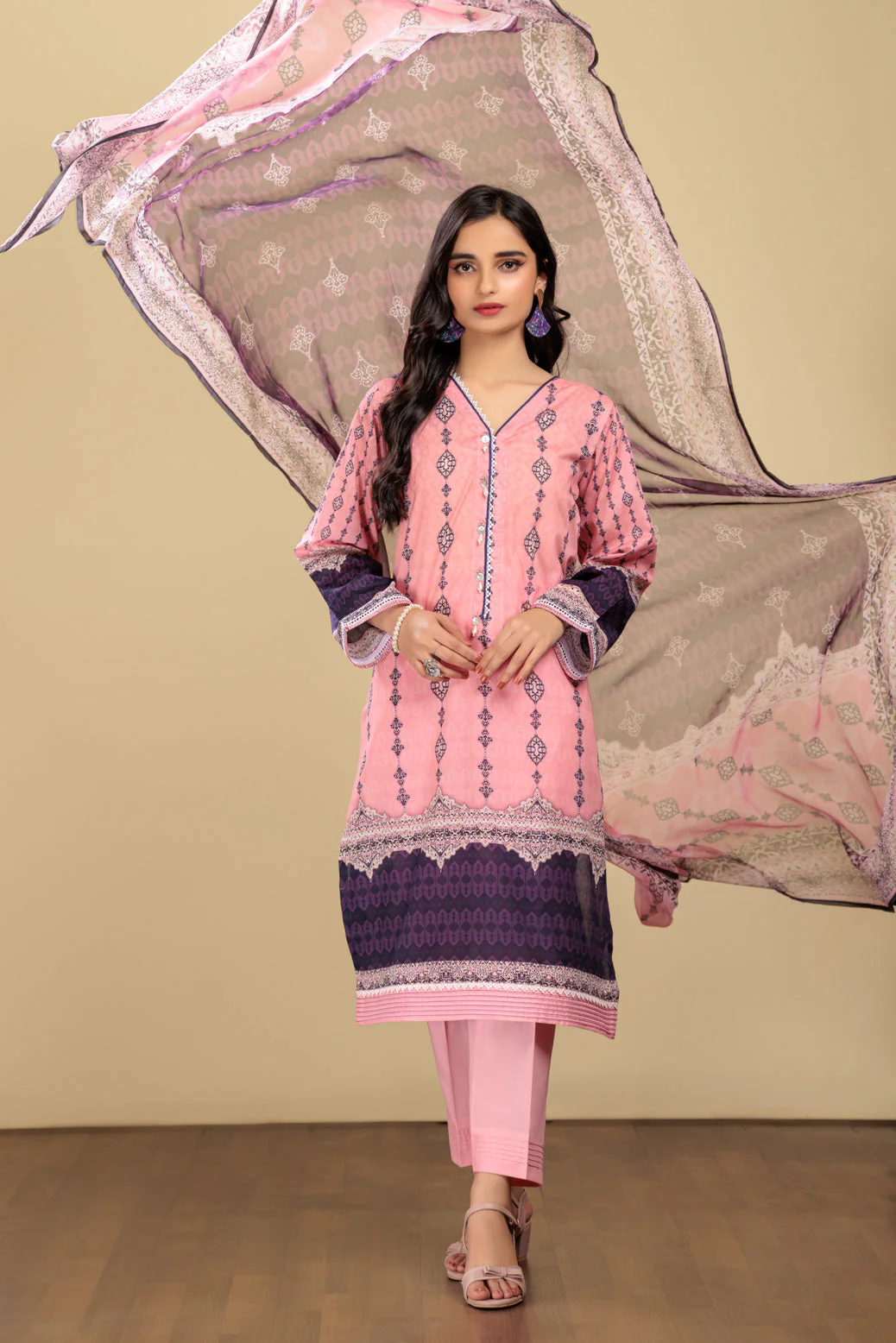 PINK-LAWN-3 PIECE (SAS233P33) - Image 2