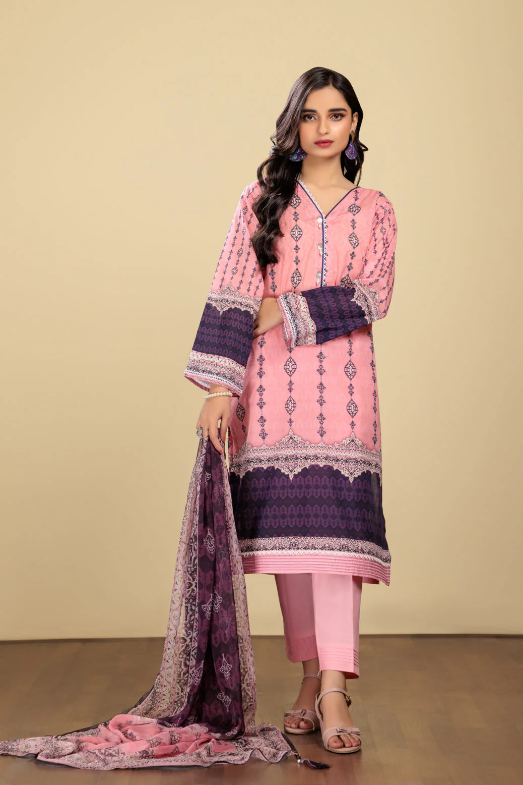 PINK-LAWN-3 PIECE (SAS233P33) - Image 3