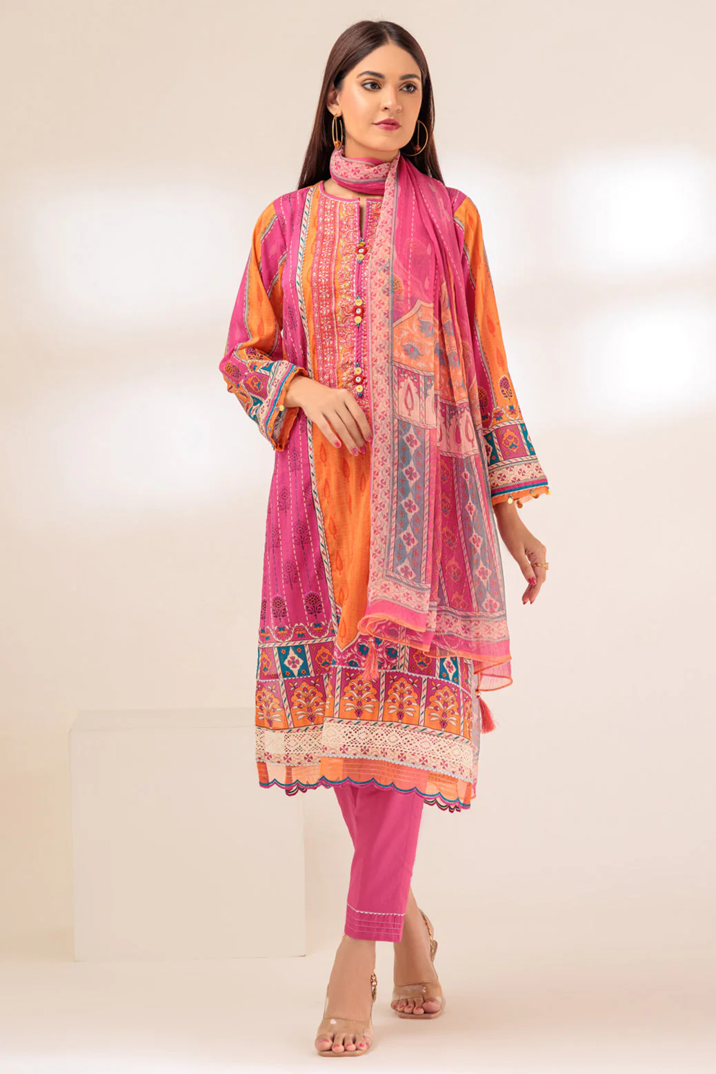 PINK-LAWN-3 PIECE (SAS233P77) - Image 4