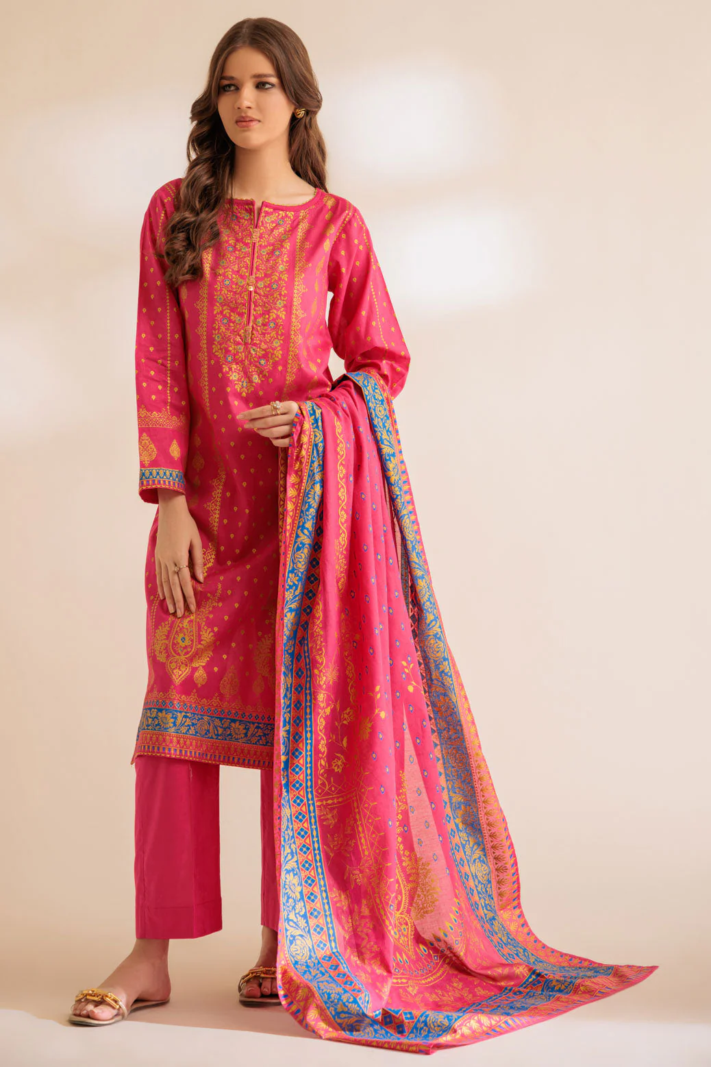 PINK-LAWN-3 PIECE (SS2243P27) - Image 4