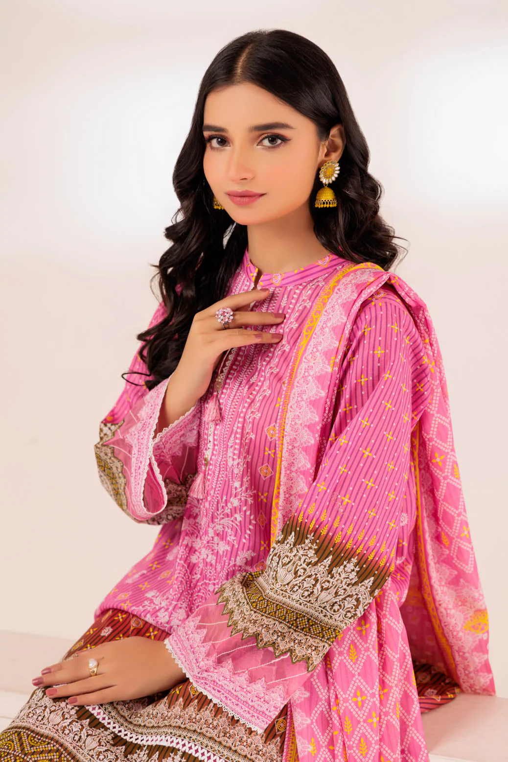 PINK-LAWN-3 PIECE (SSS233P56) - Image 2