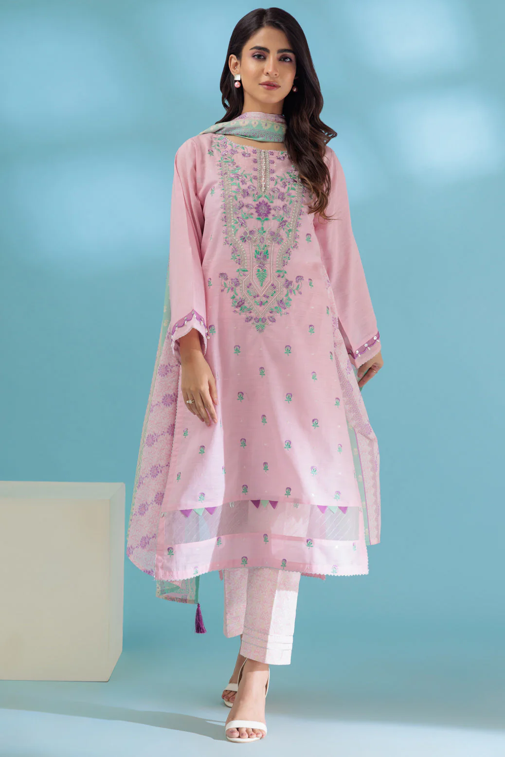 PINK-LAWN-3 PIECE (SSS233P68) - Image 3