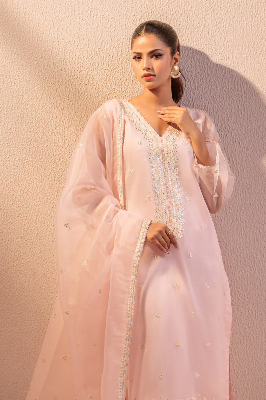 PINK-ORGANZA-3 PIECE (BS5243P10) - Image 3