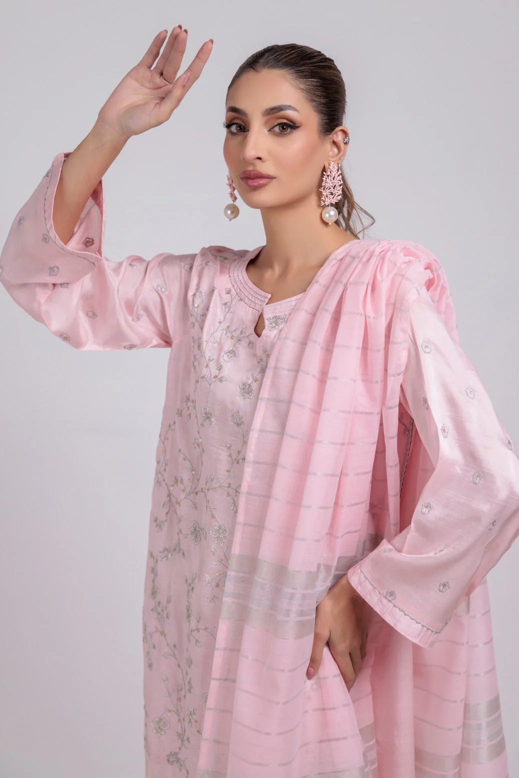 PINK-SILK-3 PIECE (WS5243P08) - Image 2