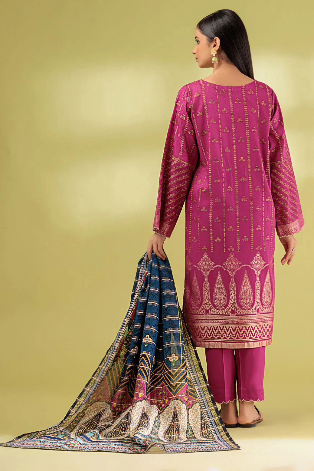 PINK-SPACE DYED-3 PIECE (BSSS233P16) - Image 2