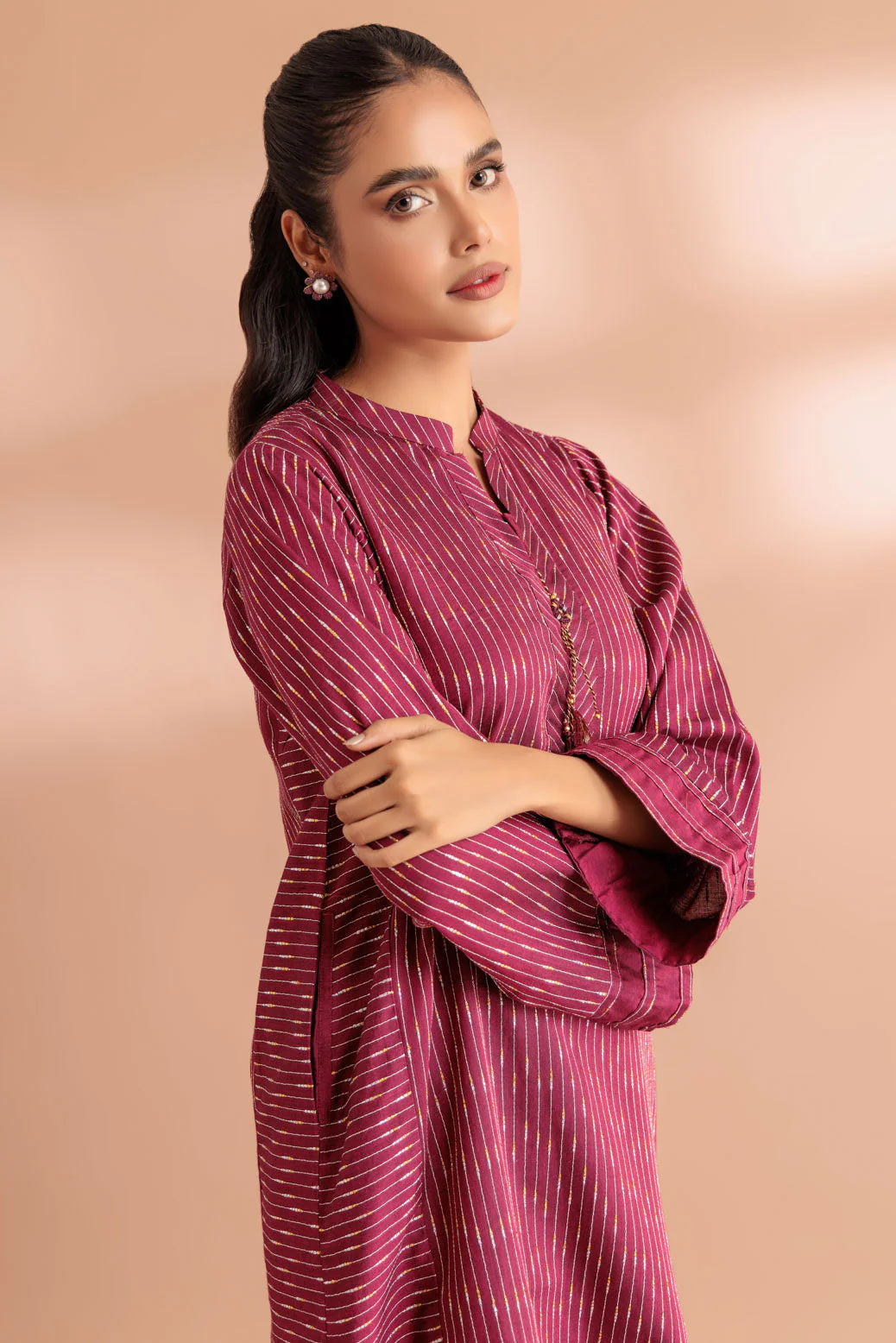 PINK-YARN DYED-2 PIECE (SS6242P16) - Image 2