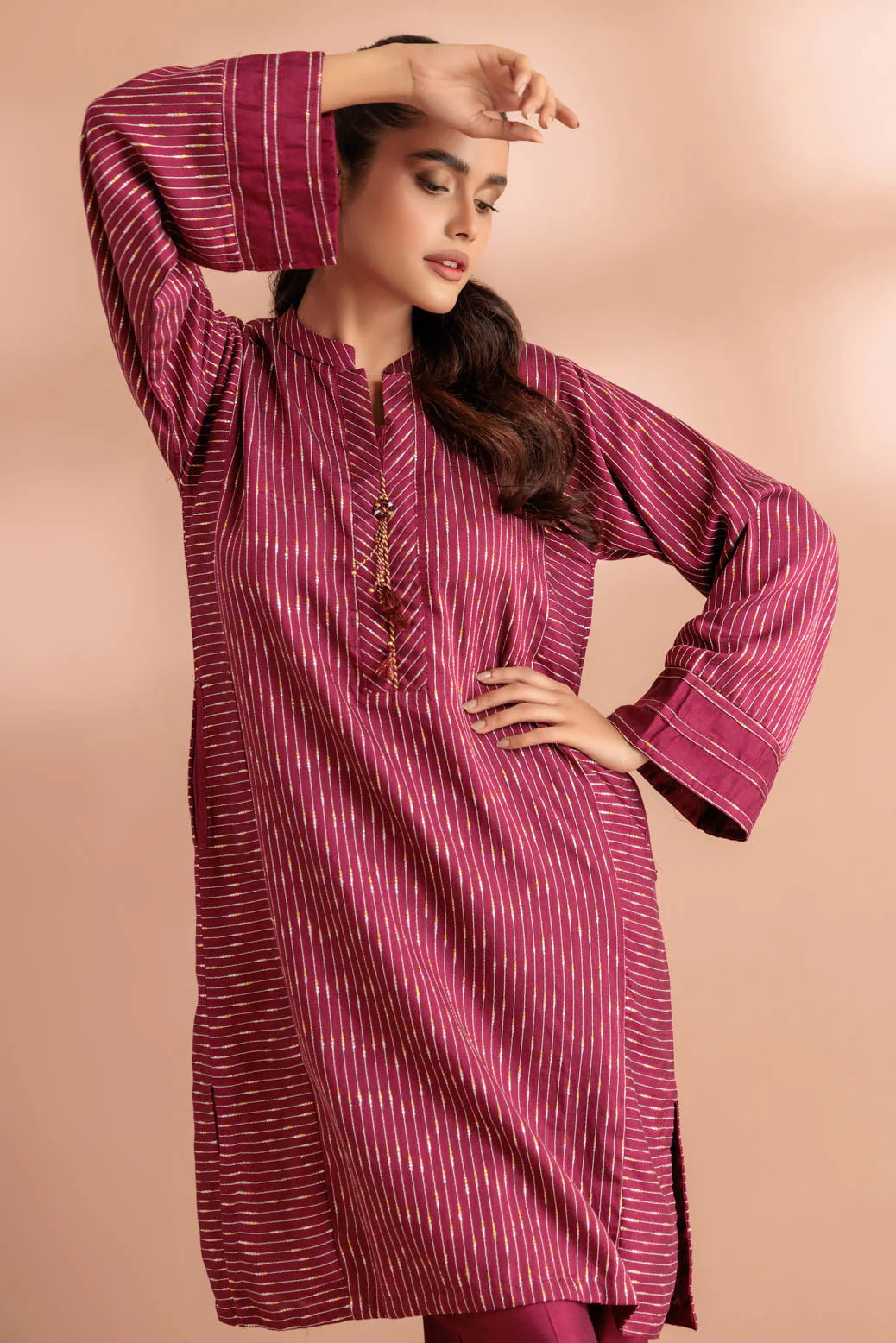 PINK-YARN DYED-2 PIECE (SS6242P16) - Image 4