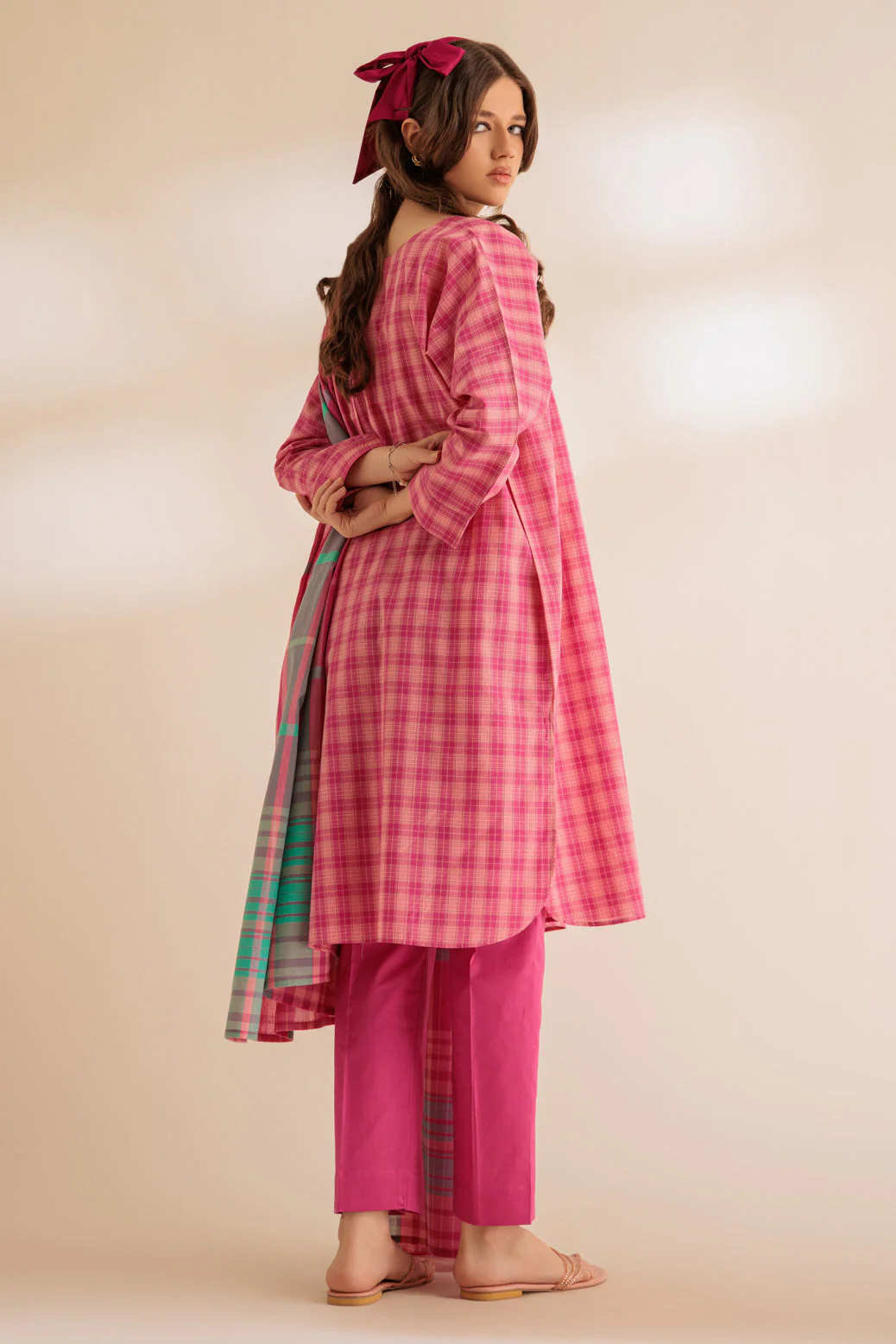 PINK-YARN DYED-3 PIECE (SS2243P103) - Image 5