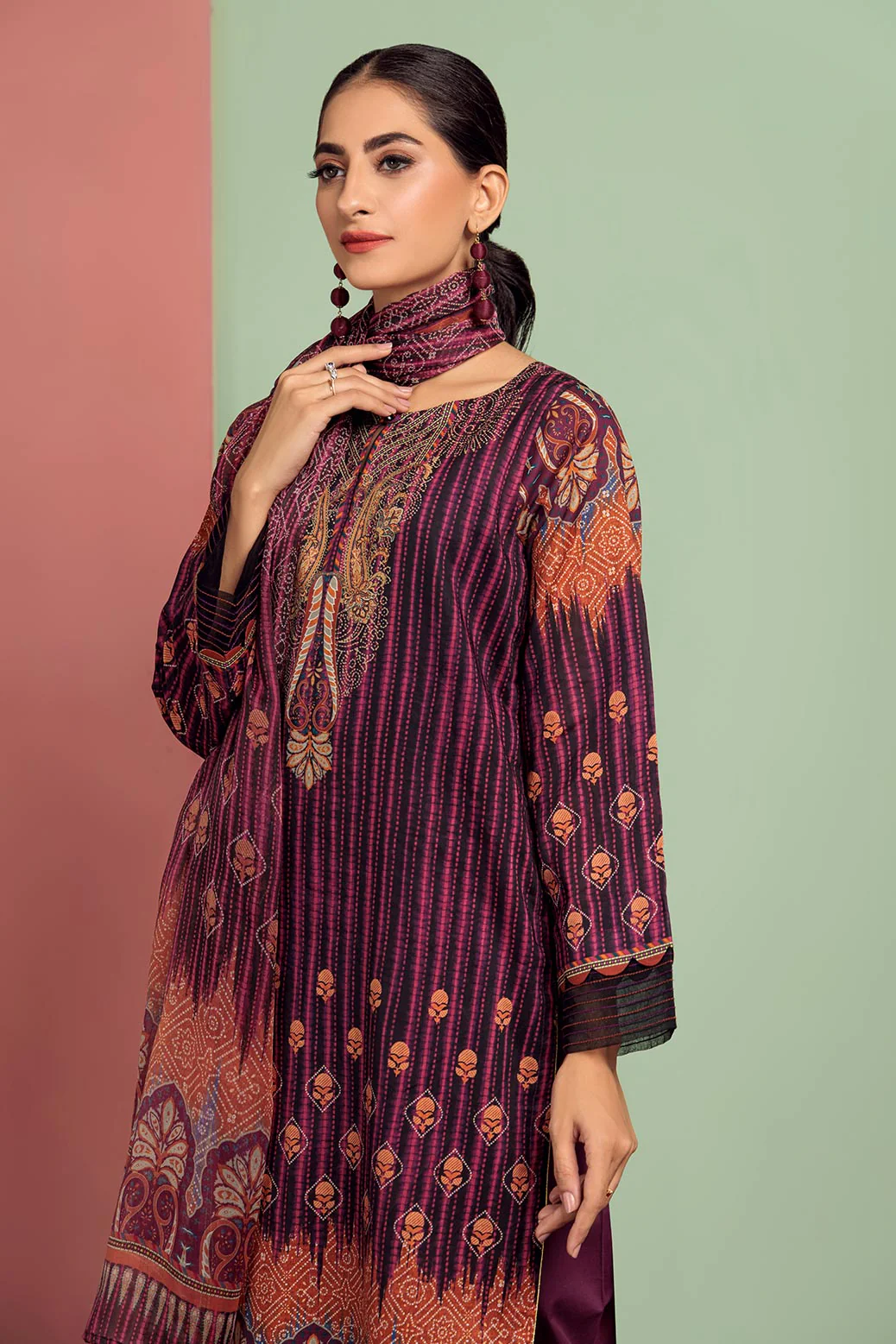 PLUM-LAWN-3 PIECE (SSS233P29) - Image 2