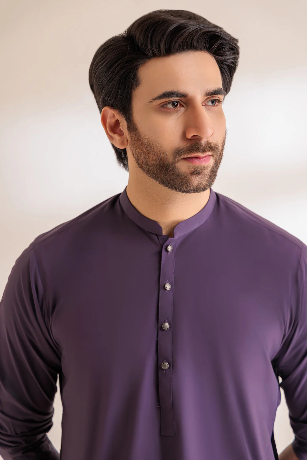 PURPLE-BLENDED-KURTA TROUSER - (KSS24-002) - Image 2