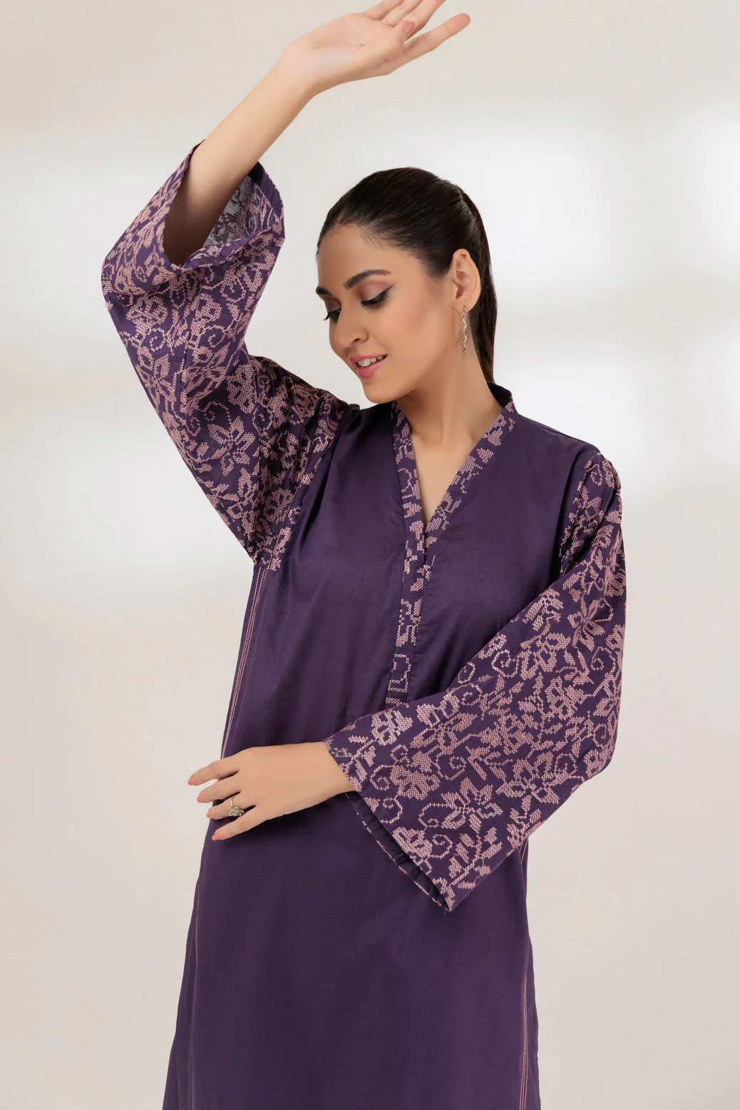 PURPLE-CAMBRIC-2 PIECE (BSAS232P21) - Image 2