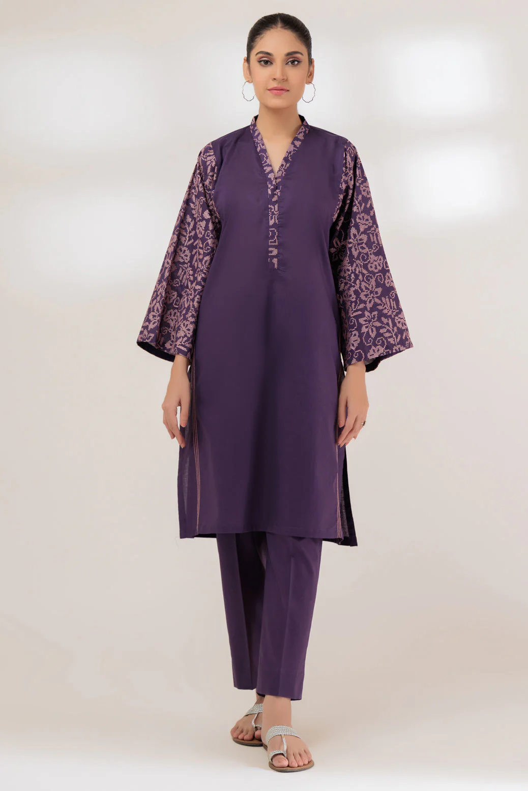 PURPLE-CAMBRIC-2 PIECE (BSAS232P21) - Image 4