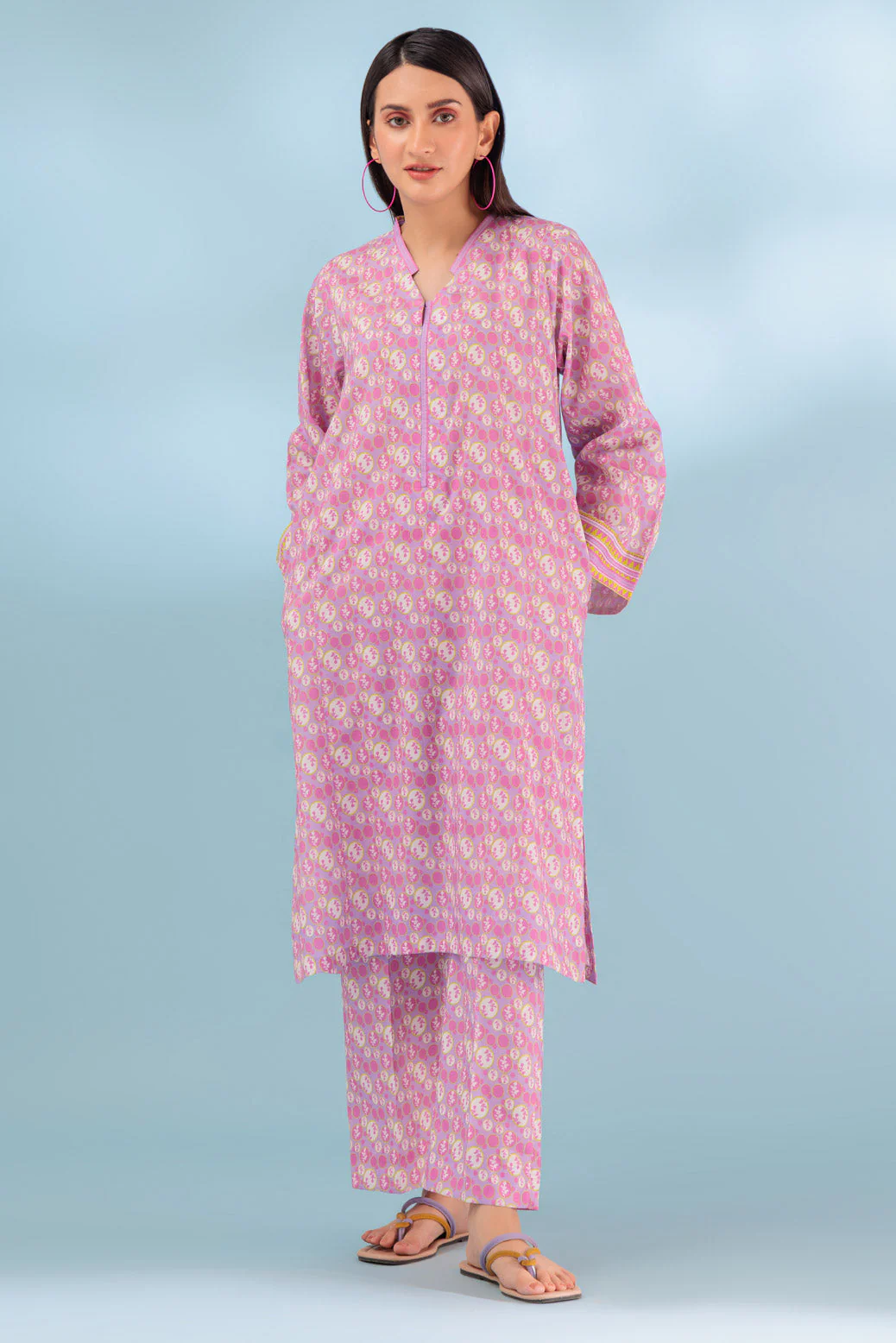 PURPLE-CAMBRIC-2 PIECE (PWS2232P05) - Image 2