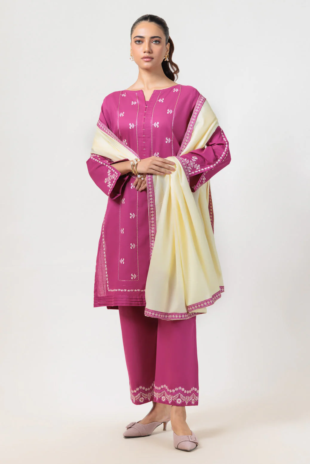 PURPLE-CAMBRIC-3 PIECE (BPS5243P07) - Image 3